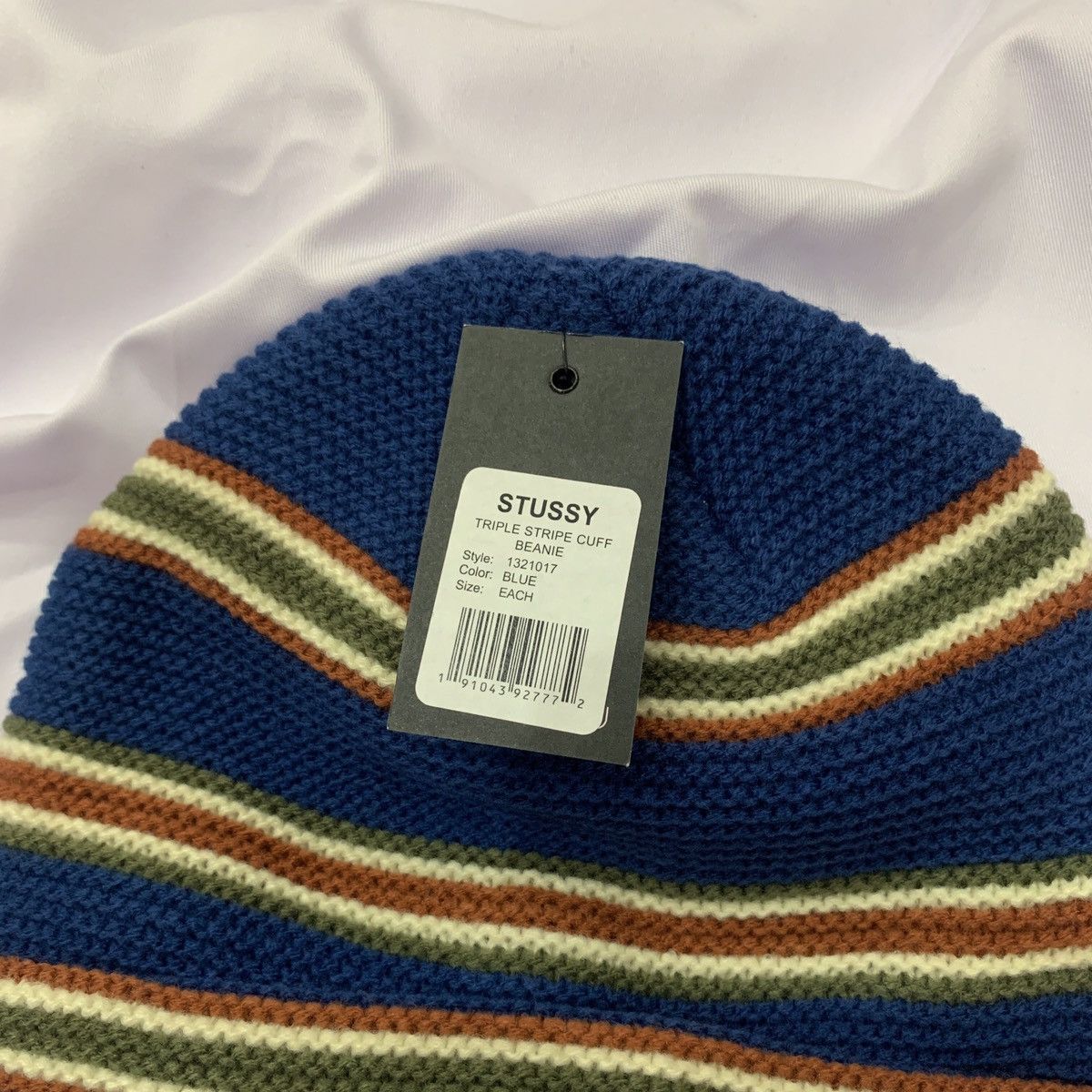Stussy Stussy Triple Stripe Cuff Beanie Size ONE SIZE - 2 Thumbnail