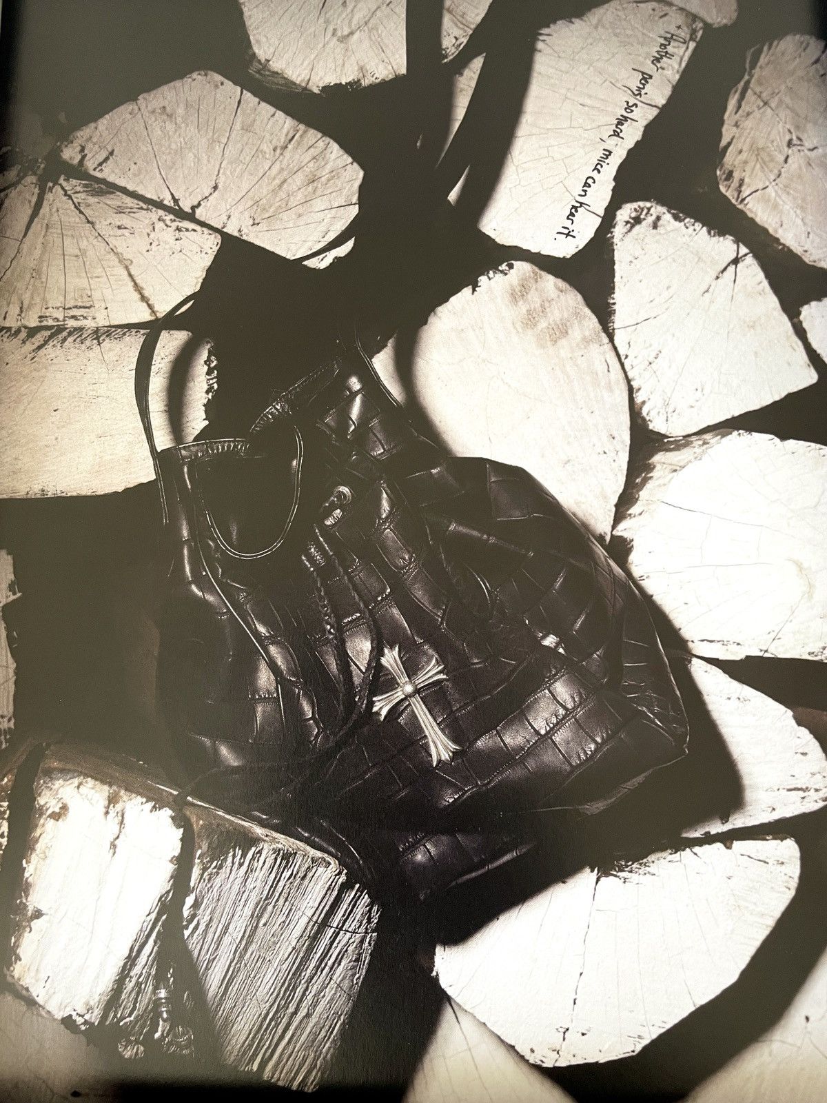Chrome Hearts Chrome Hearts black bag photo Poster framed 9x11 Size ONE SIZE - 2 Thumbnail