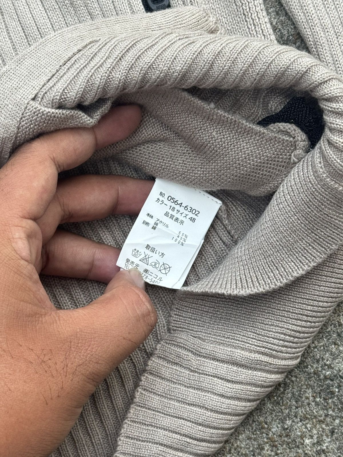 If Six Was Nine NCFM Nicole Club For Men Knitted Zipper Size US M / EU 48-50 / 2 - 8 Thumbnail
