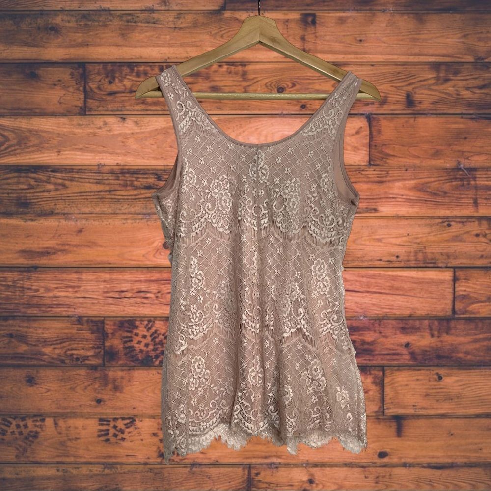 Other Maurices Pink Lace Tank Top Small Size S / US 4 / IT 40 - 3 Thumbnail