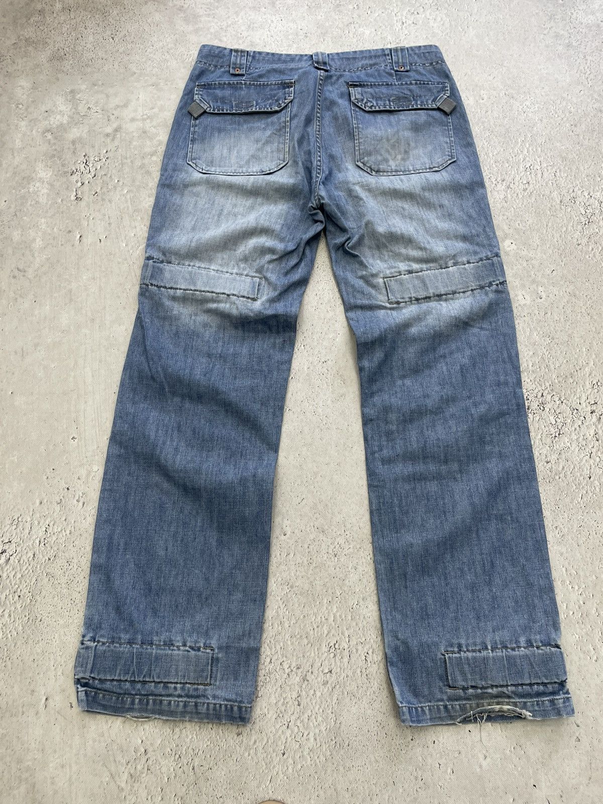 Diesel Diesel cargo denim distressed jeans y2k avant garde Size US 34 / EU 50 - 10 Thumbnail