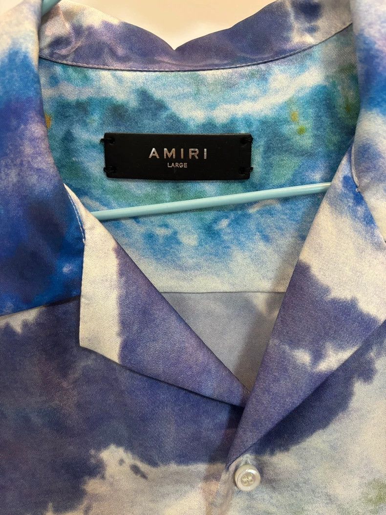 Amiri Amiri Rendering silk short-sleeved shirt 2501-Nextarrow Size US L / EU 52-54 / 3 - 3 Thumbnail