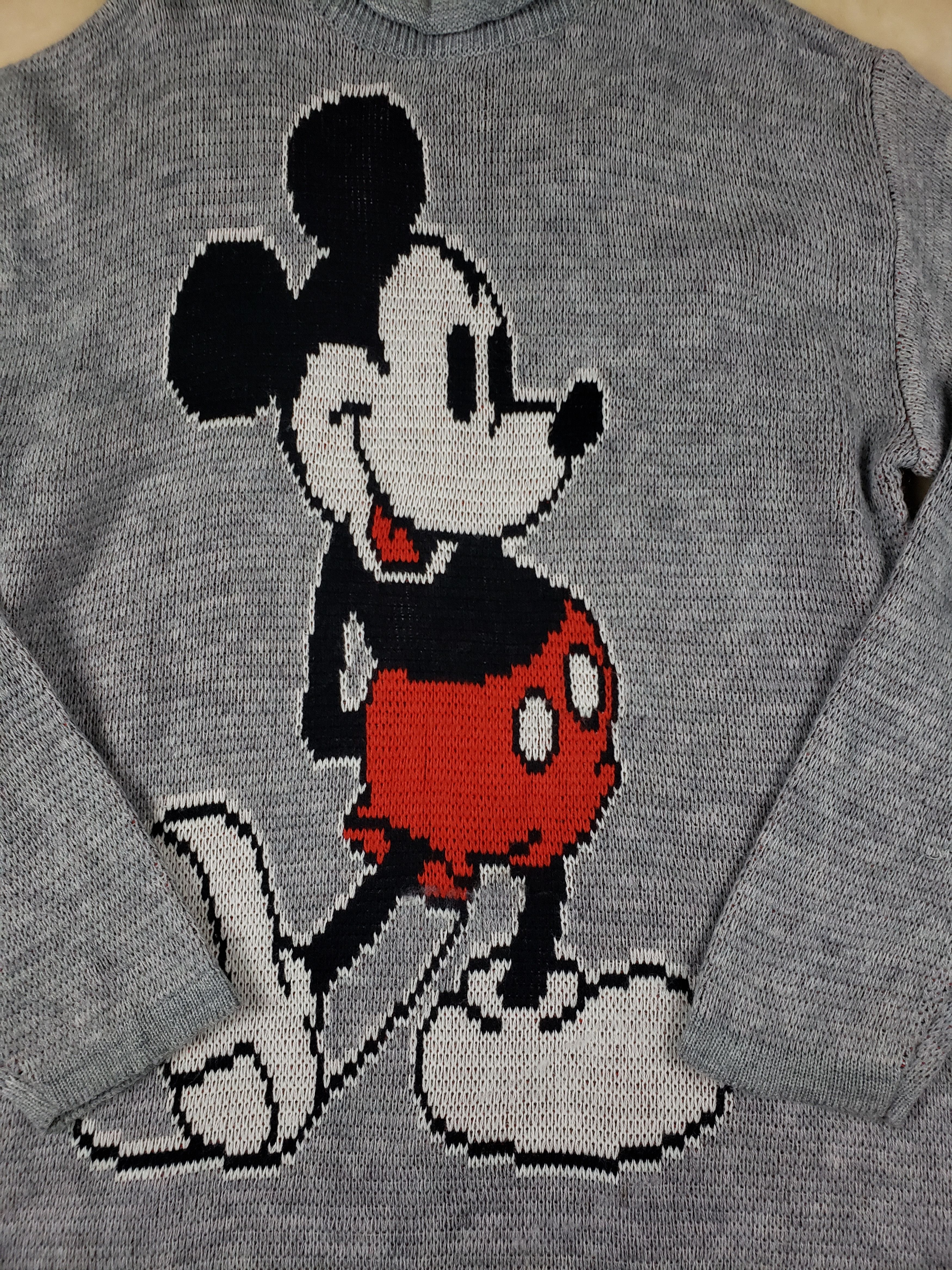 Disney × Mickey Mouse × Vintage Vintage Mickey Mouse Cardigan Knit Size US M / EU 48-50 / 2 - 5 Thumbnail
