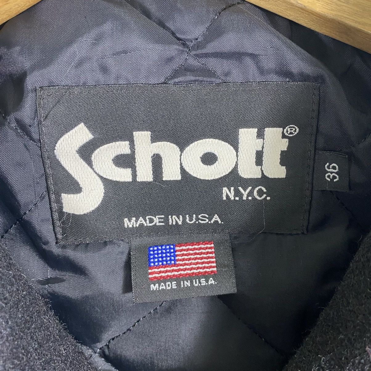 Schott × Vintage Vintage Schott Nyc Peacoat Wool Button Jacket Size 36 Size XS / US 0-2 / IT 36-38 - 7 Thumbnail