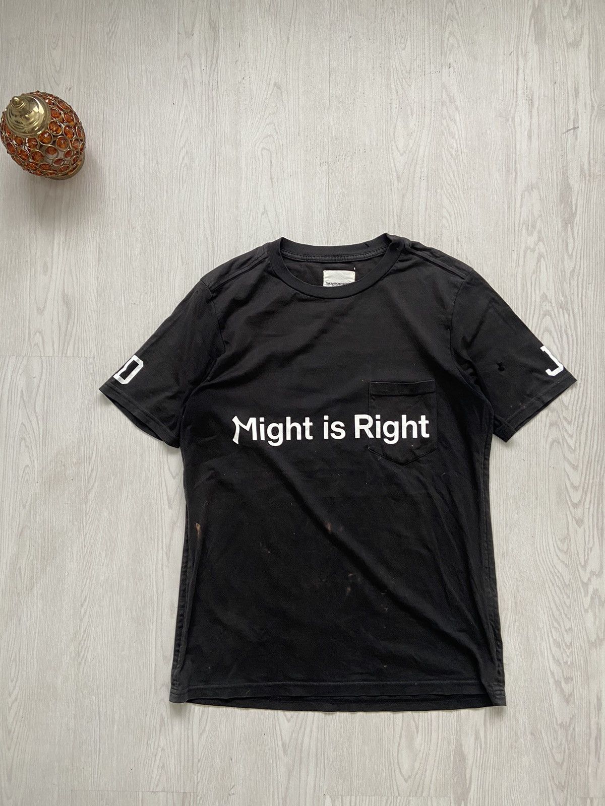 Number (N)ine SS16 ‘Might Be Right’ By Takahiromiyashita Black Tshirt Size US M / EU 48-50 / 2 - 1 Thumbnail