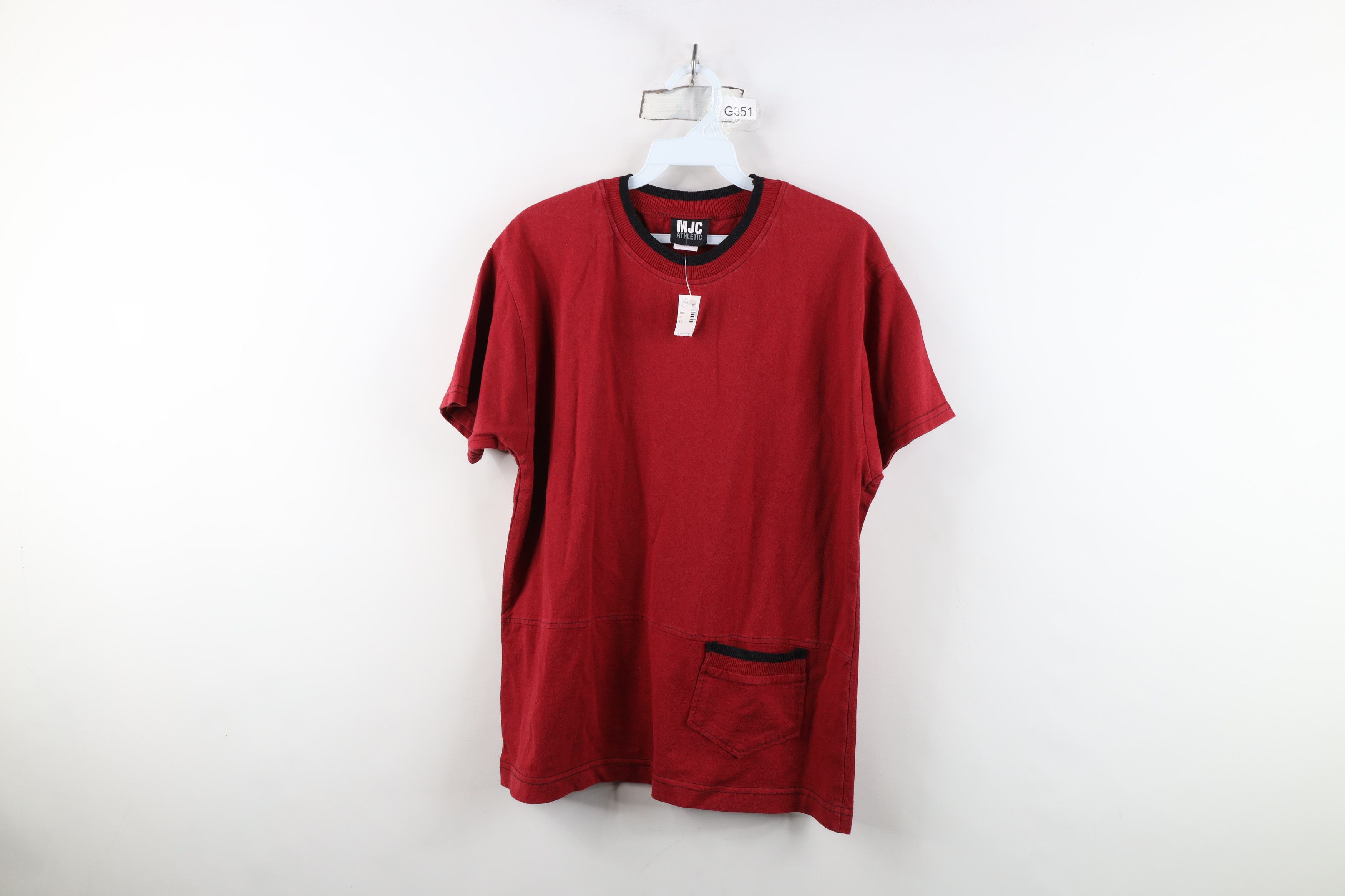Vintage Deadstock Vintage 90s Streetwear Short Sleeve Pocket T-Shirt Size M / US 6-8 / IT 42-44 - 1 Thumbnail
