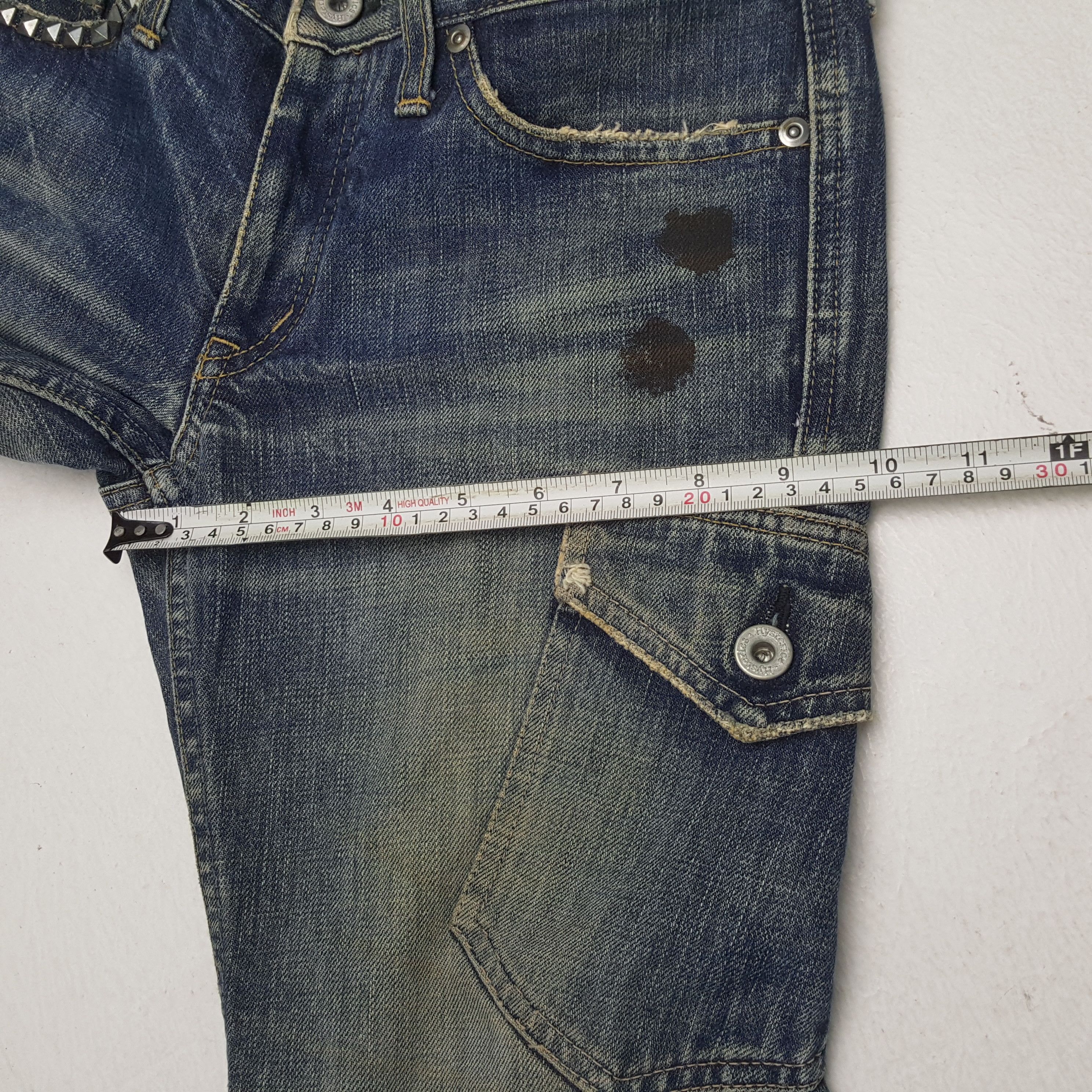 Hysteric Glamour × Japanese Brand × Vintage HYSTERIC GLAMOUR Japanese Brand Custom Art Jeans Size 27" / US 4 / IT 40 - 10 Thumbnail