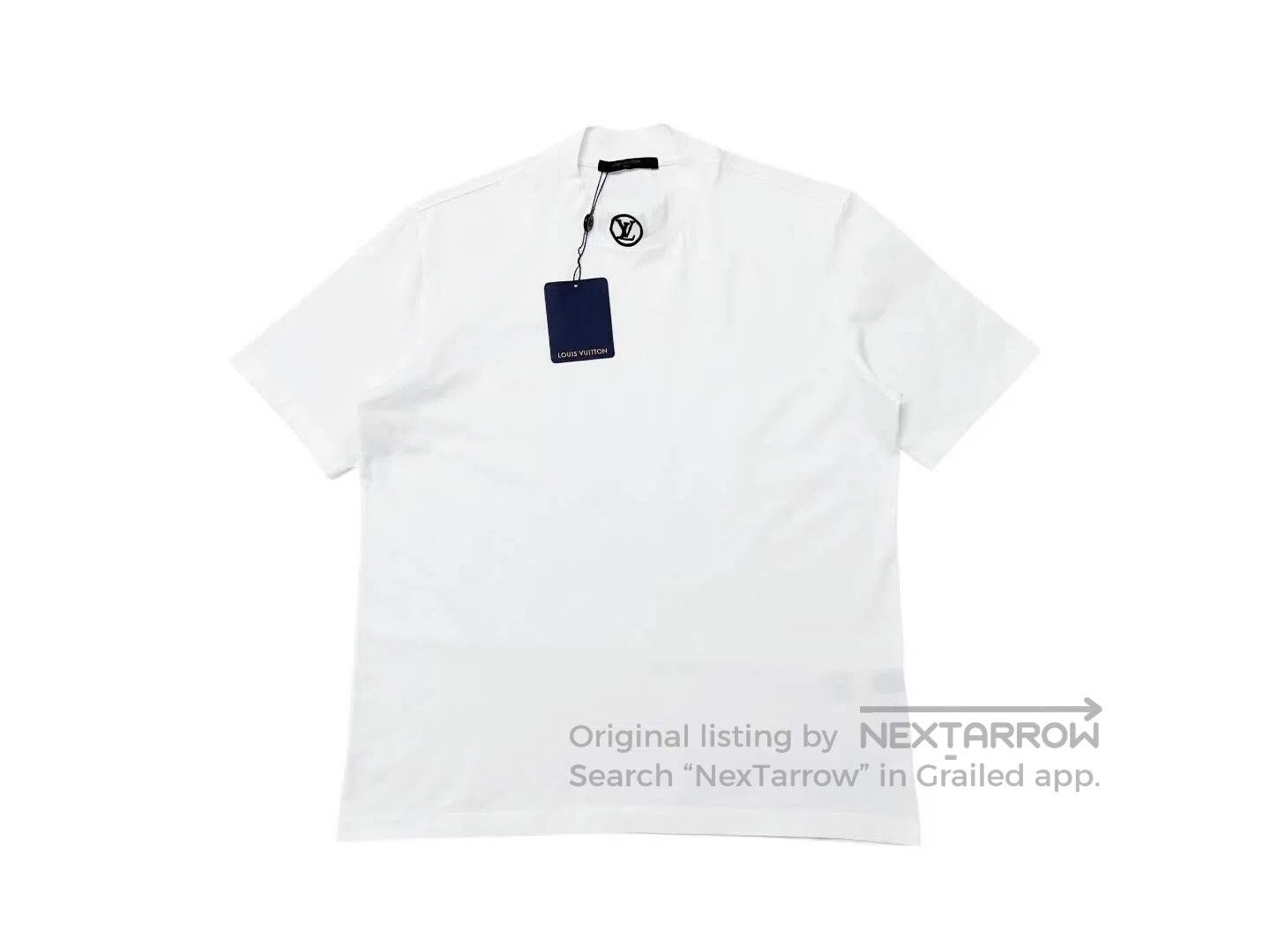 Louis Vuitton Louis Vuitton High Collar Embroidered Logo Short-sleeve T- Size US S / EU 44-46 / 1 - 1 Thumbnail