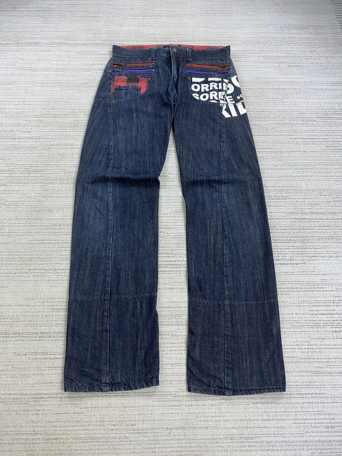 Hysteric Glamour Vintage Sorridere Hysteric Style Punk Design Denim Pants Size US 31 - 2 Thumbnail
