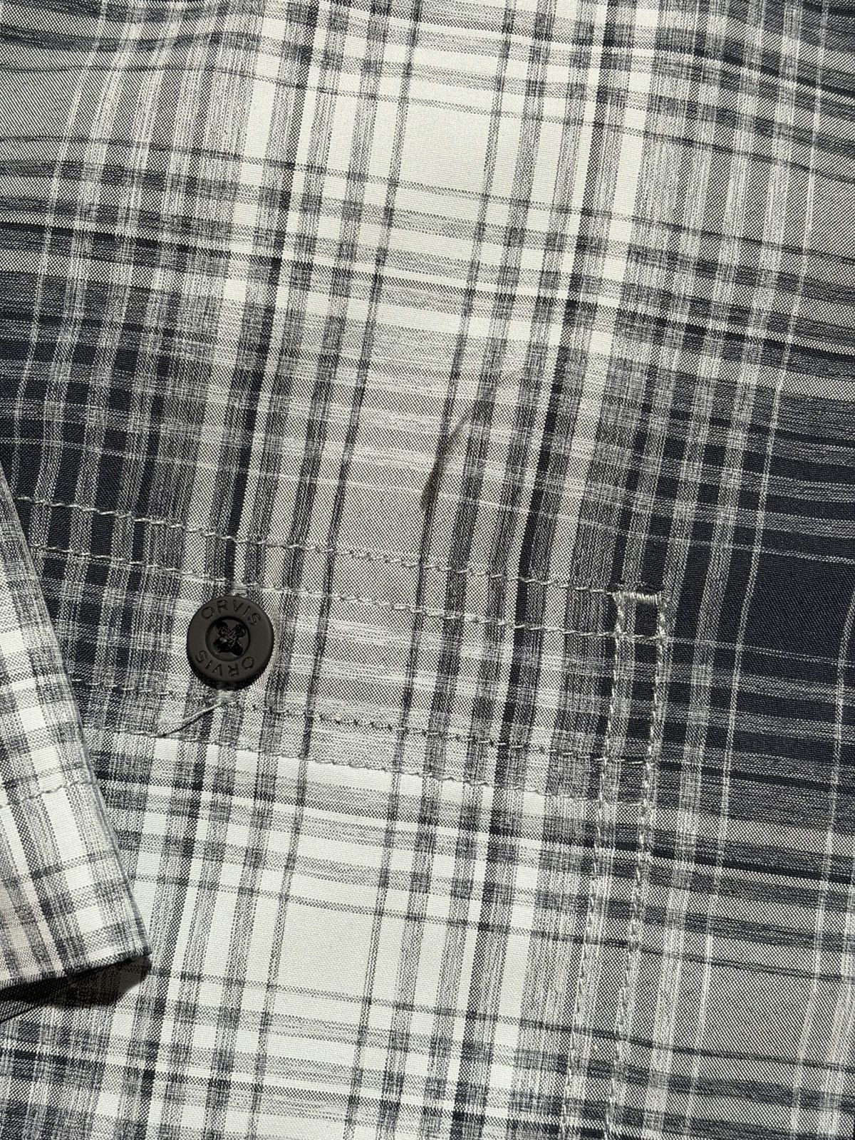 Orvis Orvis Shirt Plaid Short Sleeve Button Front Polyester Casual Size US M / EU 48-50 / 2 - 3 Thumbnail