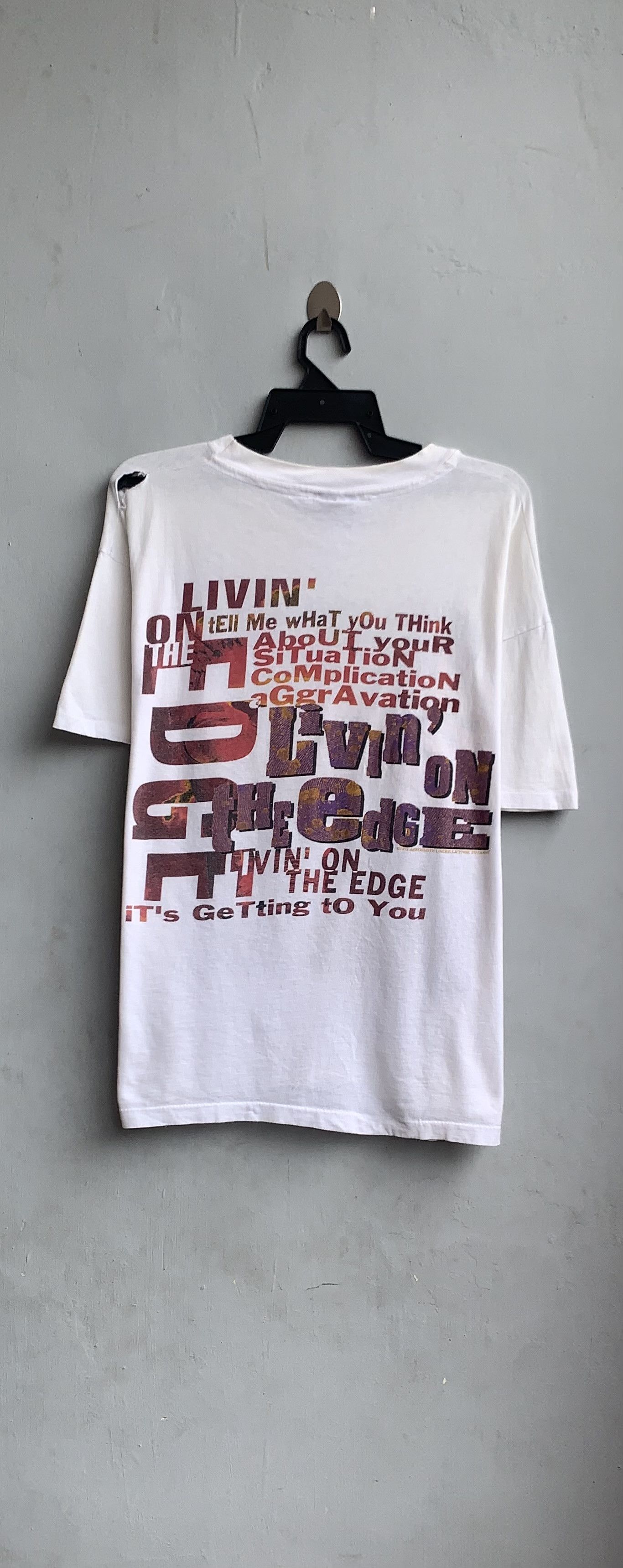 Aerosmith Aerosmith 93's Concert Giant Vintage T-Shirt Size US XL / EU 56 / 4 - 6 Thumbnail