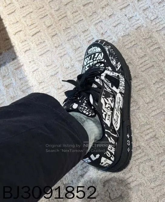 Louis Vuitton louis vuitton trainer graphic sneakers. Size US 8 / EU 41 - 4 Thumbnail