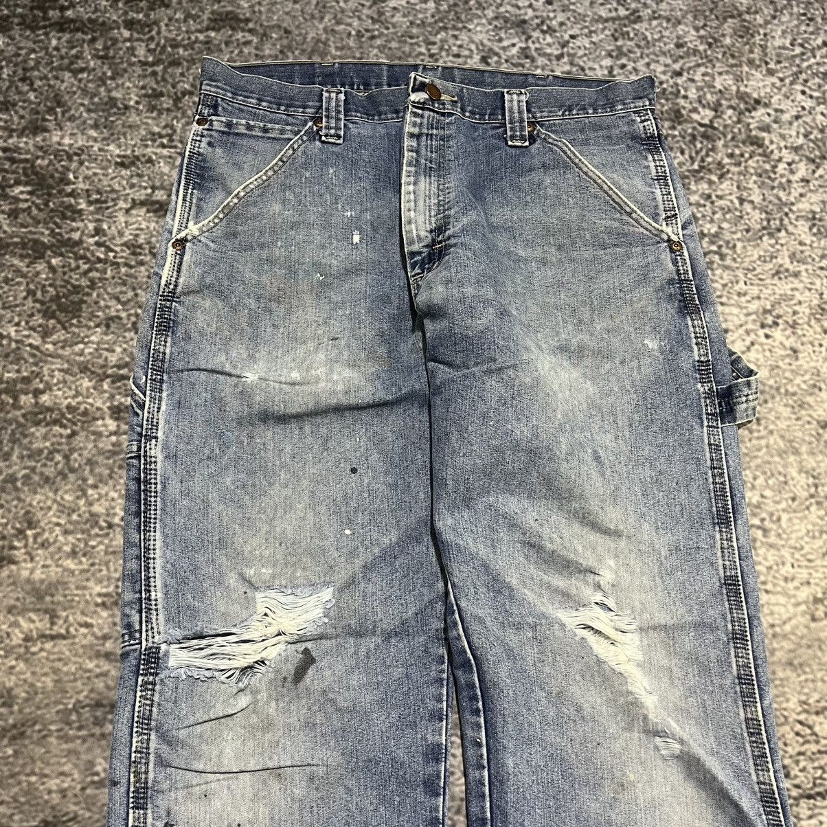 Wrangler Vintage Wrangler Distressed Workwear Skater Carpenter Jeans Size US 34 / EU 50 - 7 Thumbnail