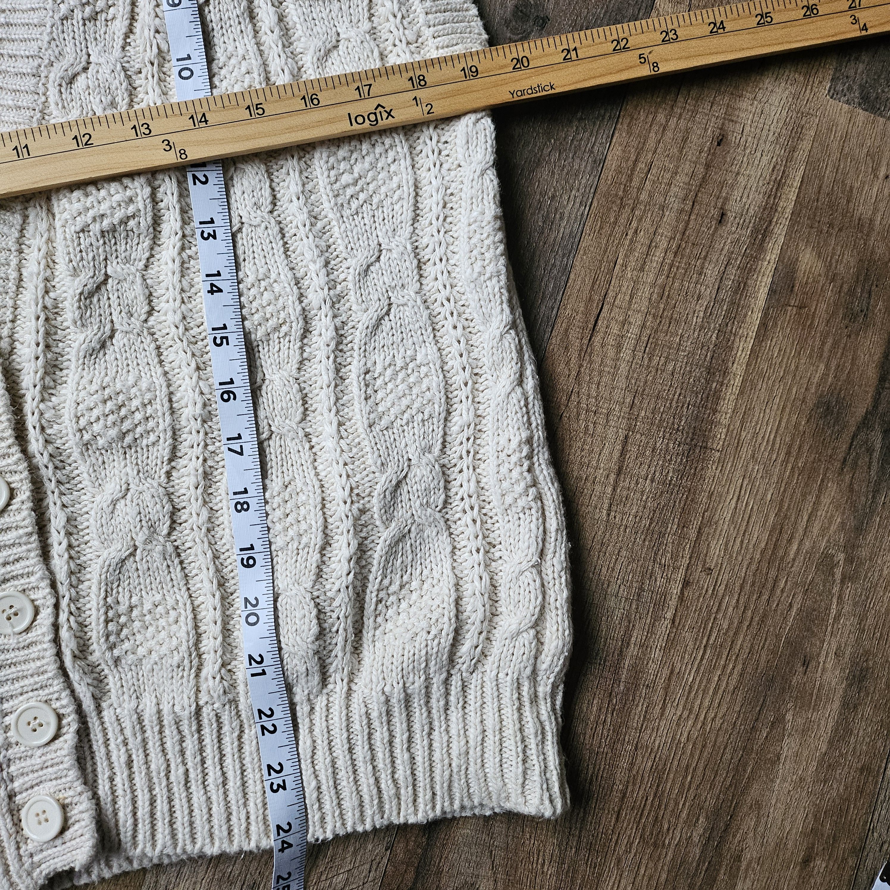 Vintage Vintage 80's Russ Studio Cable Knit Vest Size M / US 6-8 / IT 42-44 - 7 Thumbnail