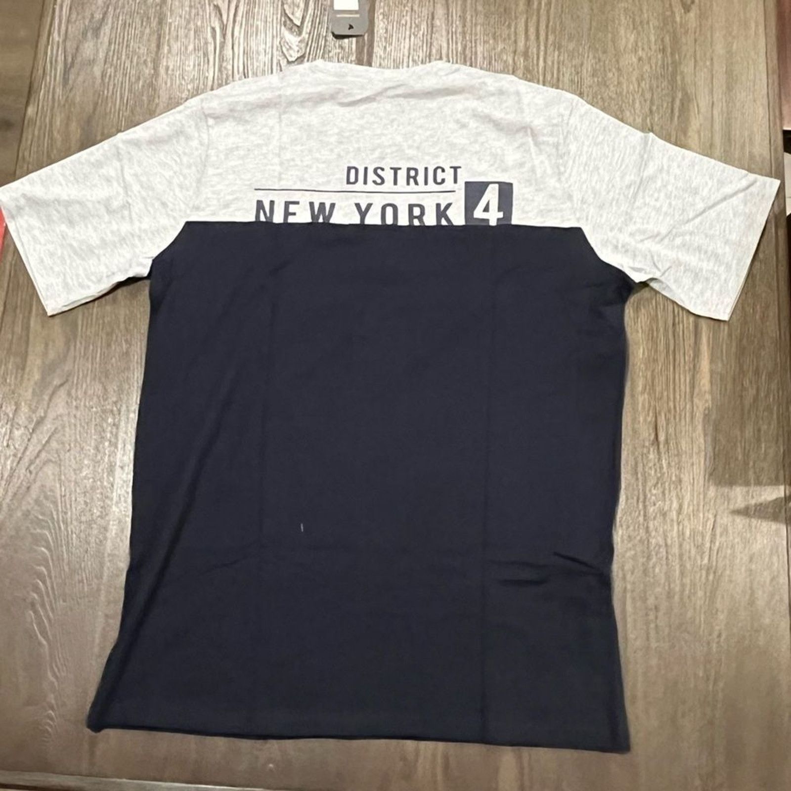 Vintage NWT Johnny Bigg NY District Spliced Tee Navy Size XL Tall Size US XL / EU 56 / 4 - 5 Thumbnail
