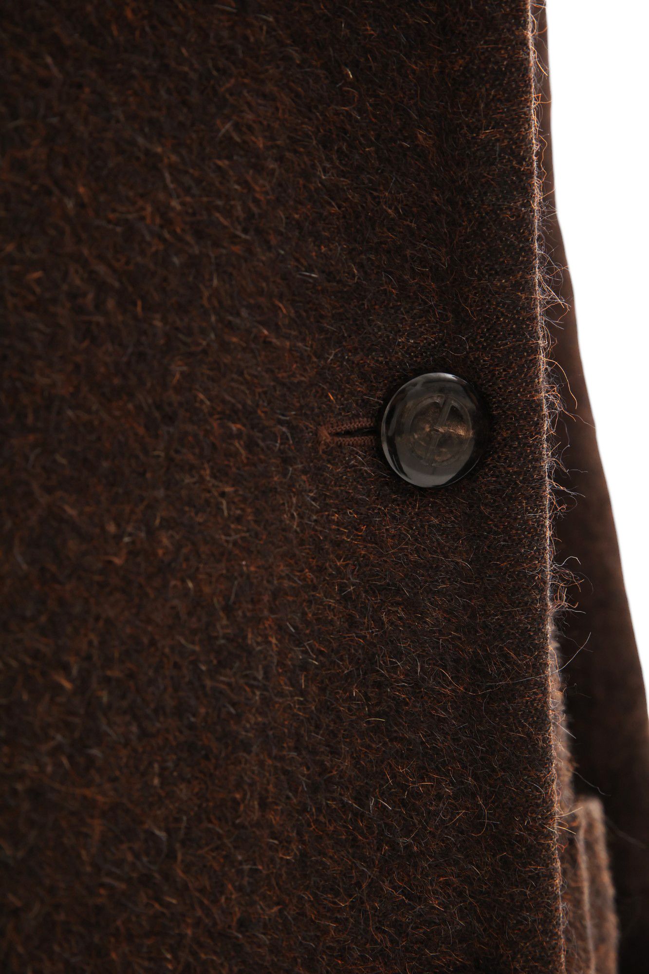 Gucci × Tom Ford F/W 1995 Alpaca Brown Double Breasted Coat Size XS / US 0-2 / IT 36-38 - 9 Thumbnail