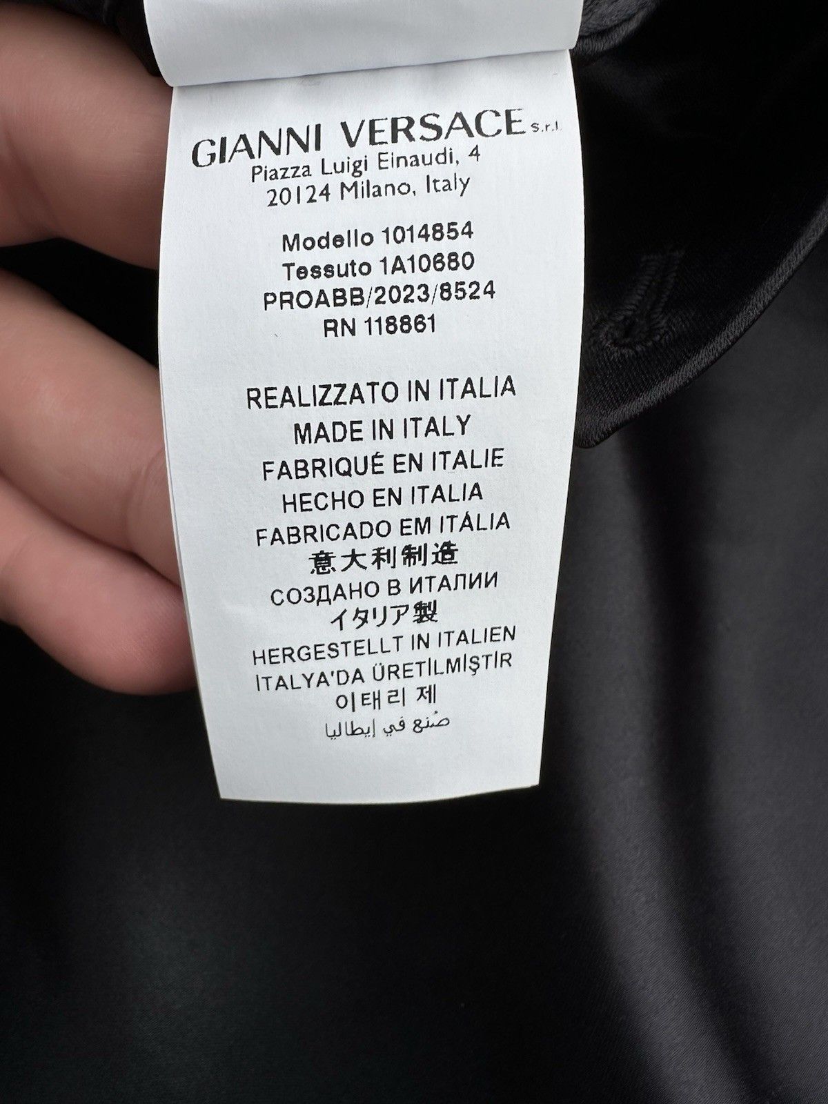 Versace Versace Black And White Checkered Single Breasted Coat Over Size US XL / EU 56 / 4 - 6 Thumbnail