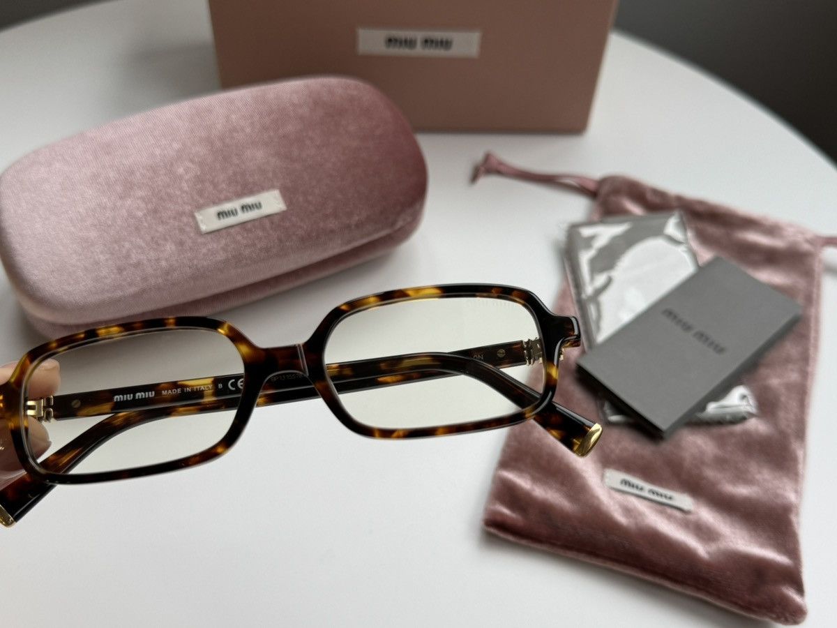 Miu Miu × Vintage NEW Miu Miu sunglasses SMU 11ZS 14L-08N Size ONE SIZE - 12 Thumbnail