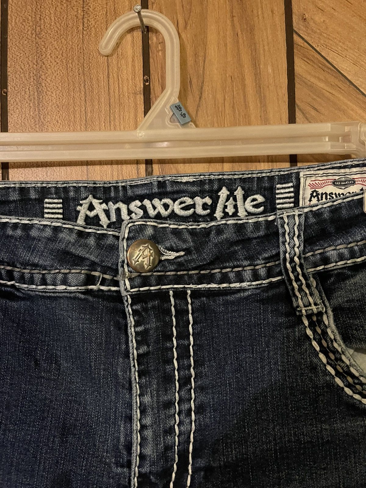 Other Answer Me Men’s 38 X 32 Straight Fit Blue Denim Jeans Size US 38 / EU 54 - 6 Thumbnail
