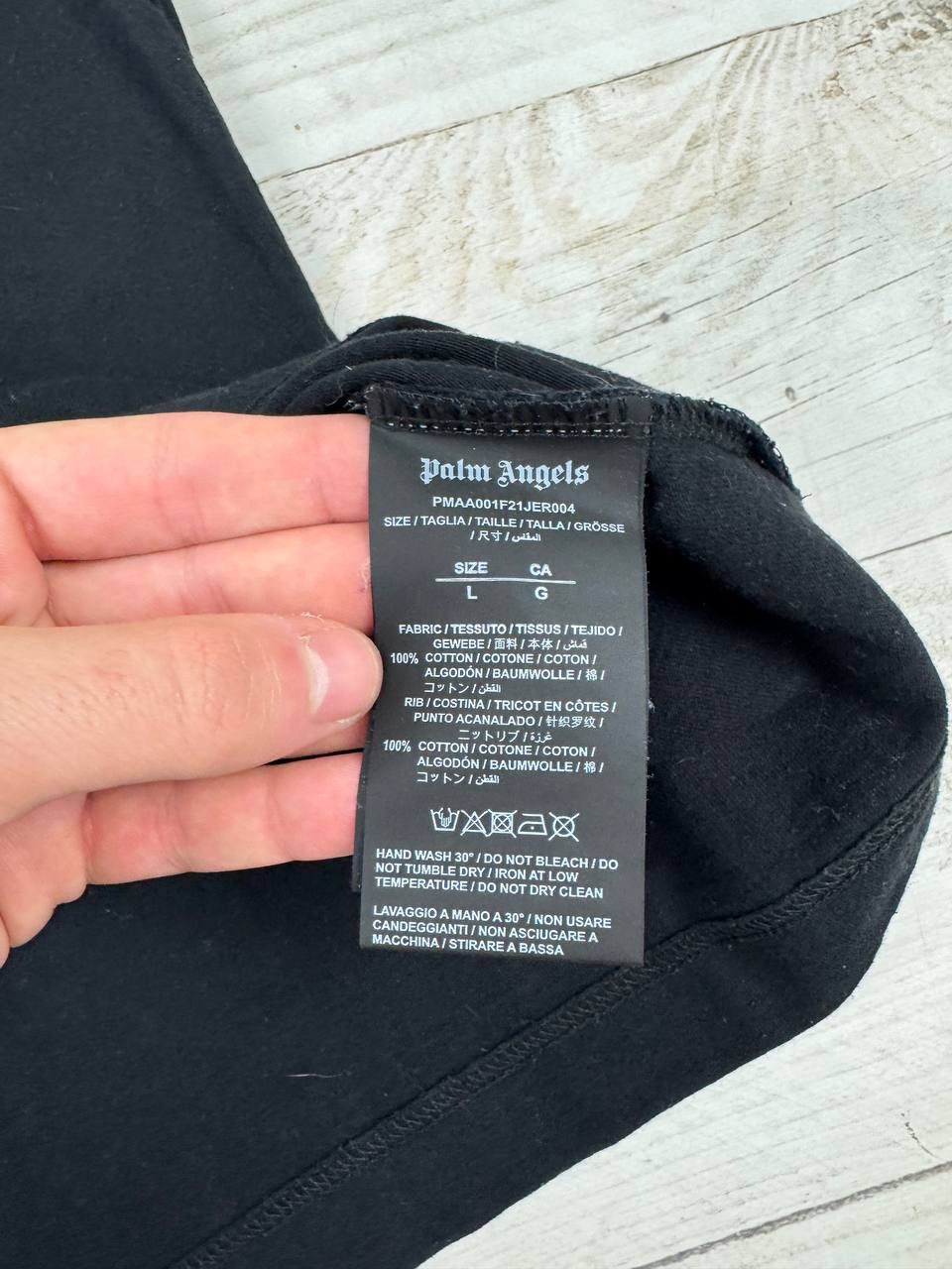 Palm Angels Palm Angels Dubai Sprayed Logo Tee Size US L / EU 52-54 / 3 - 6 Thumbnail