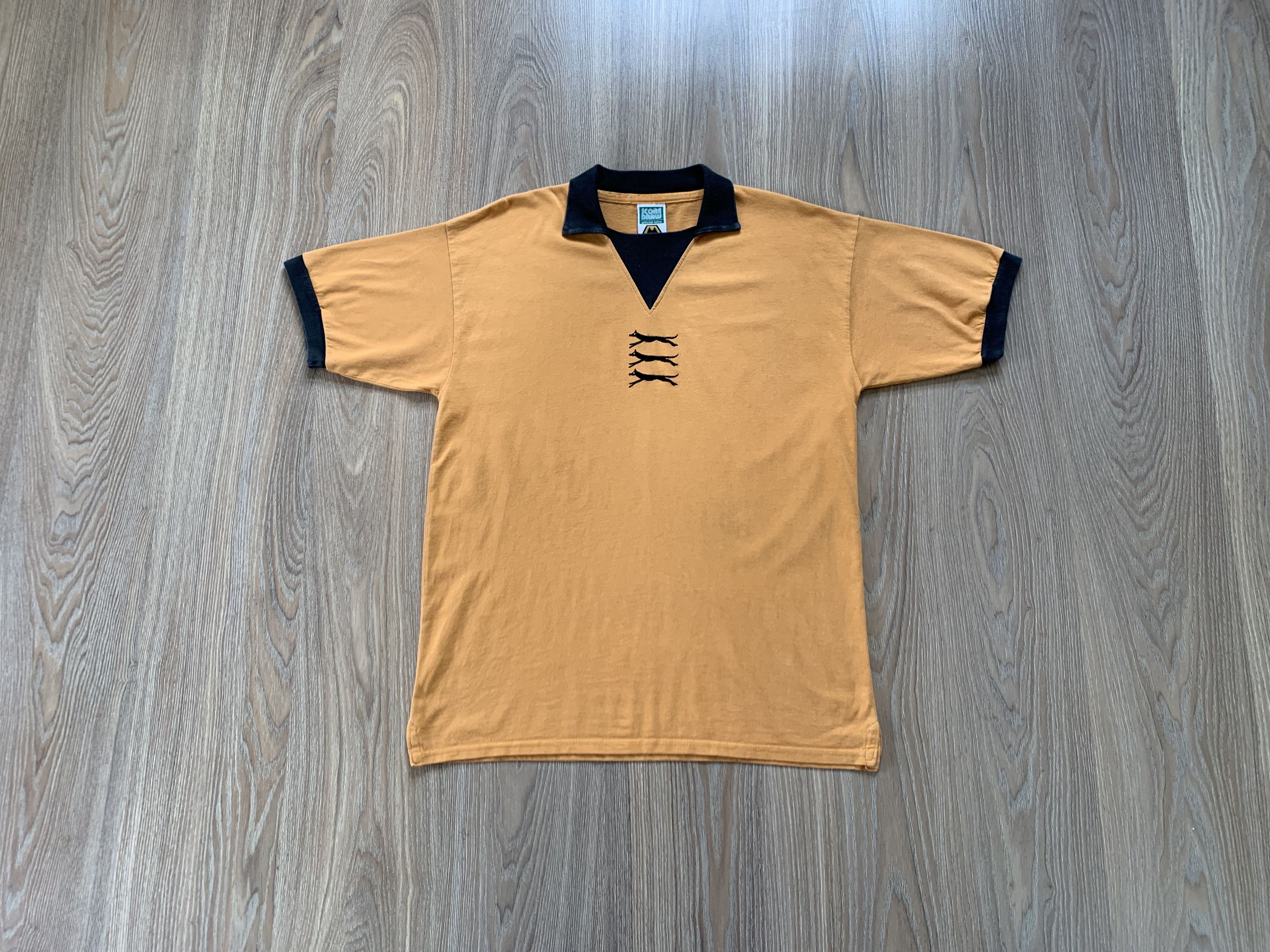 Vintage Vintage Wolverhampton Wanderers FC Score Draw Polo Size US L / EU 52-54 / 3 - 1 Thumbnail