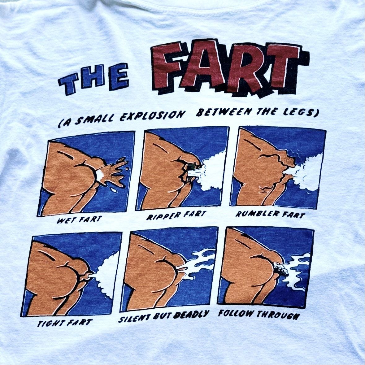 Other VINTAGE THE FART COMIC TEE! Size US M / EU 48-50 / 2 - 1 Thumbnail