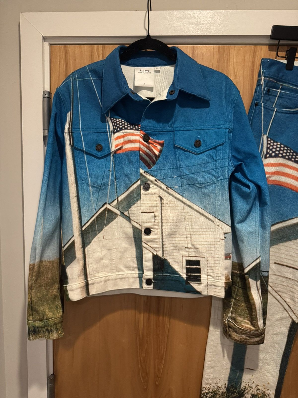 Raf Simons Calvin Klein 205W39NYC Americana Landscape Denim