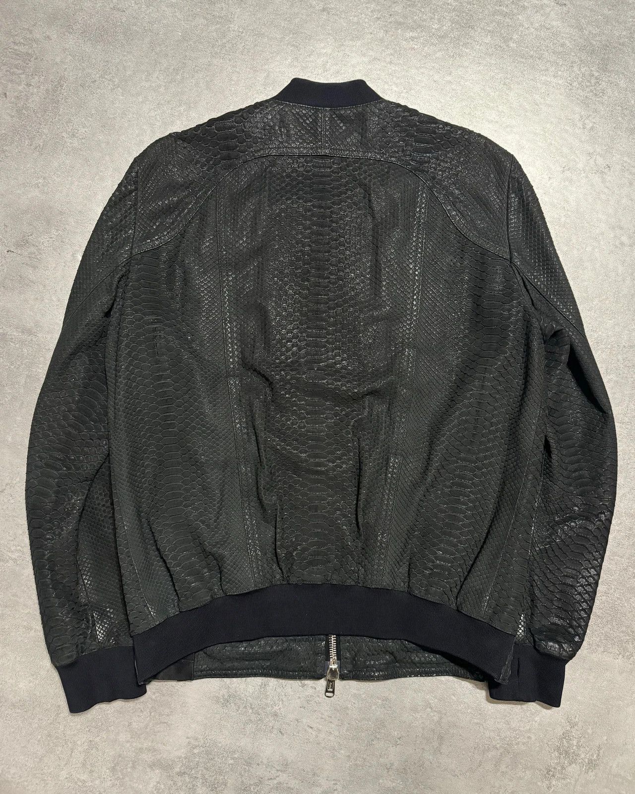 Yves Saint Laurent Python Skin Teddy Jacket