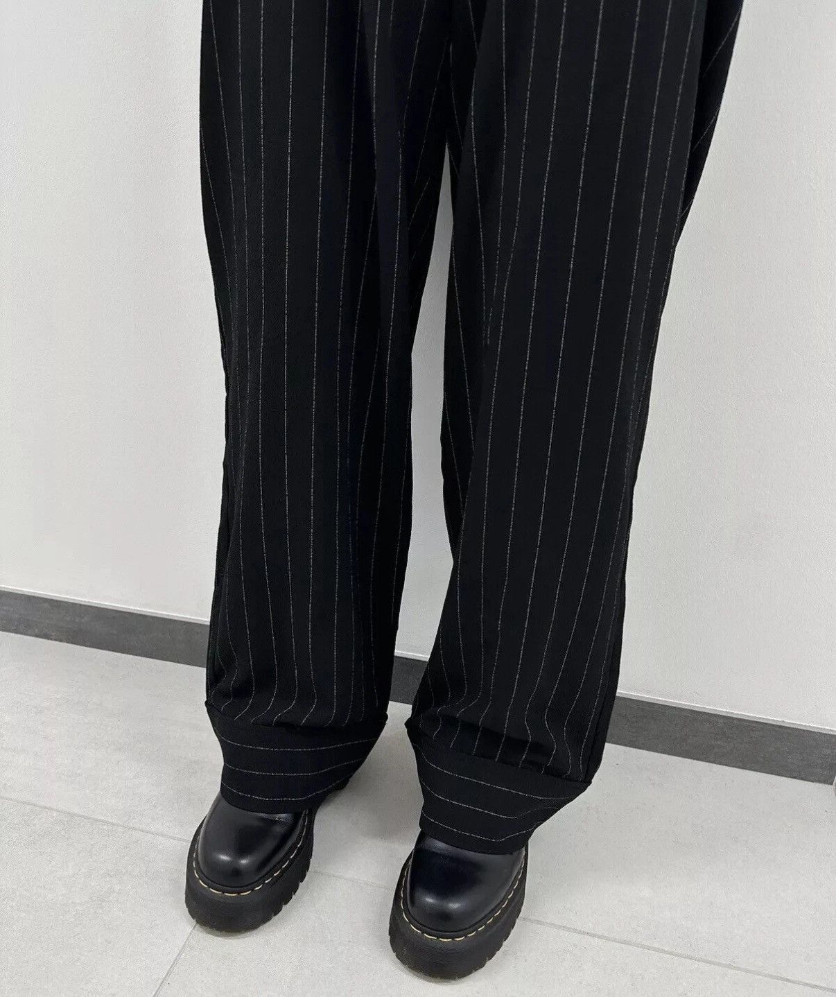 Ganni Ganni Trousers Stripped Polyester Womens Pants Size 36 Size 25" / US 0 / IT 36 - 10 Thumbnail