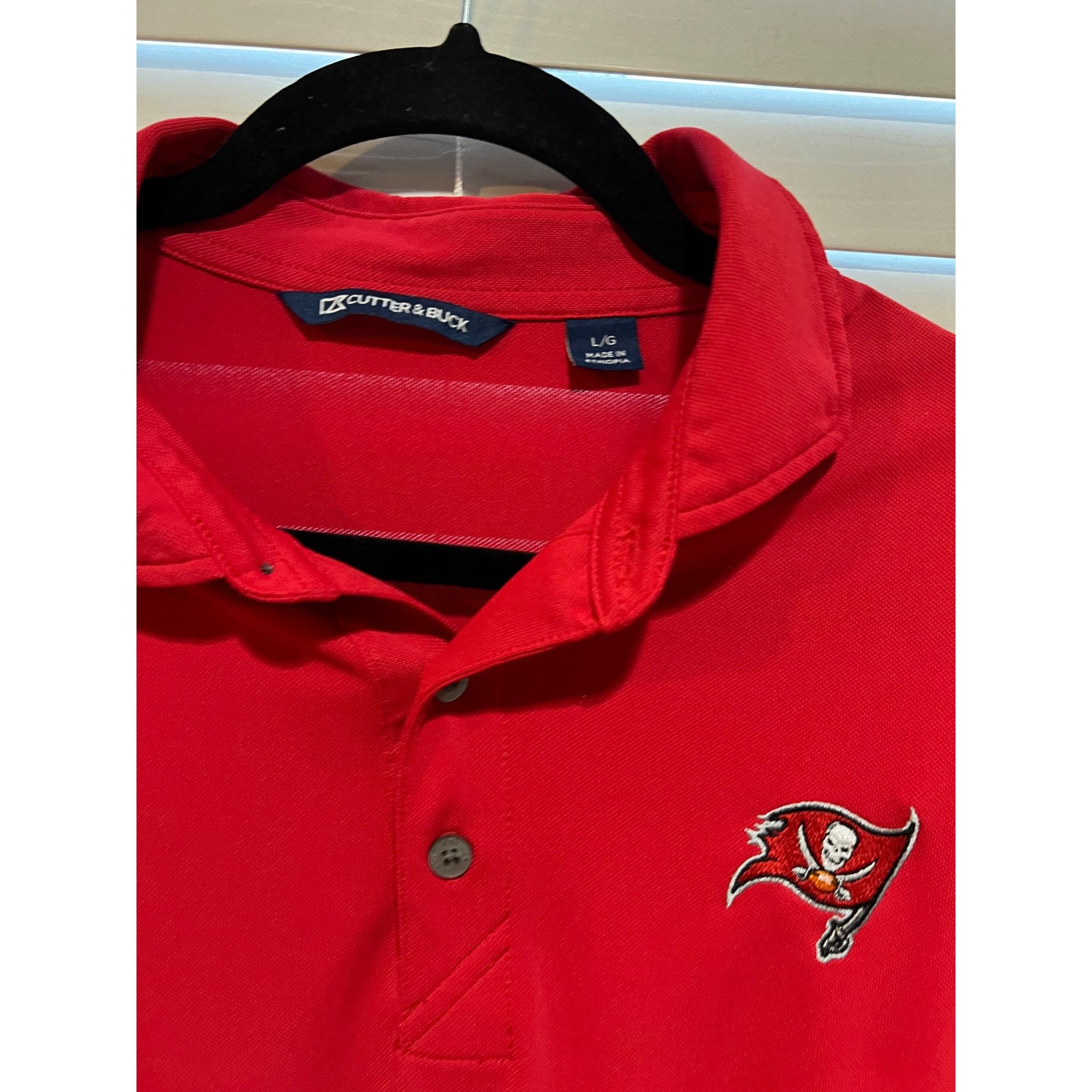 Cutter & Buck Cutter&Buck Tampa Bay Buccaneers Polo Shirt - Size L Size US L / EU 52-54 / 3 - 2 Thumbnail
