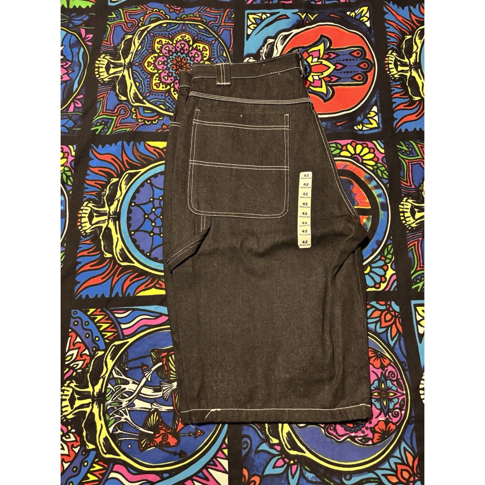Other Vintage phat farm black hip hop baggy size 42 jorts. y2k NWT Size US 42 / EU 58 - 4 Thumbnail