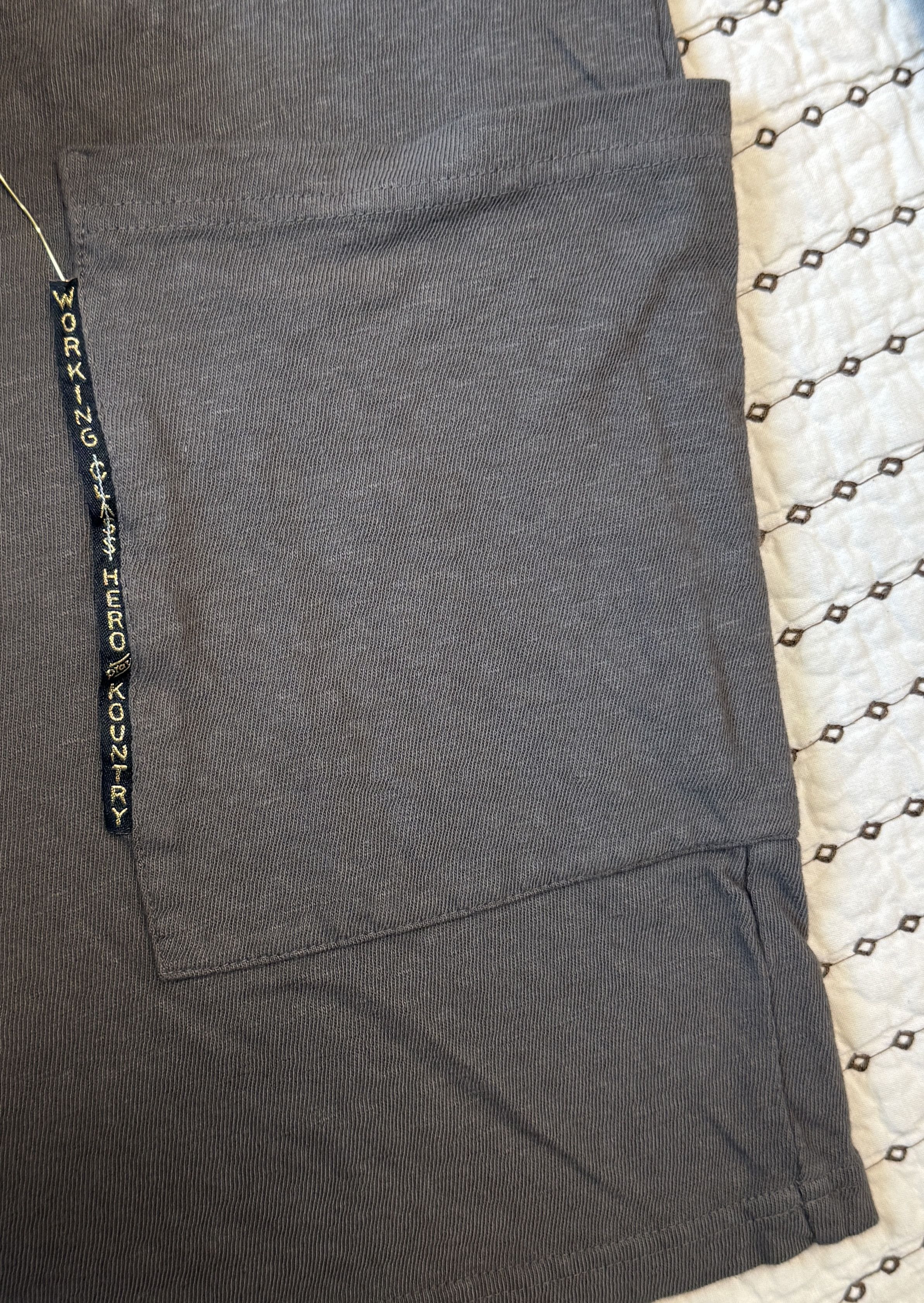 Kapital KAPITAL GAUZE JERSEY BISCUIT POCKET T-SHIRT INK BLACK SIZE 3 Size US L / EU 52-54 / 3 - 5 Thumbnail