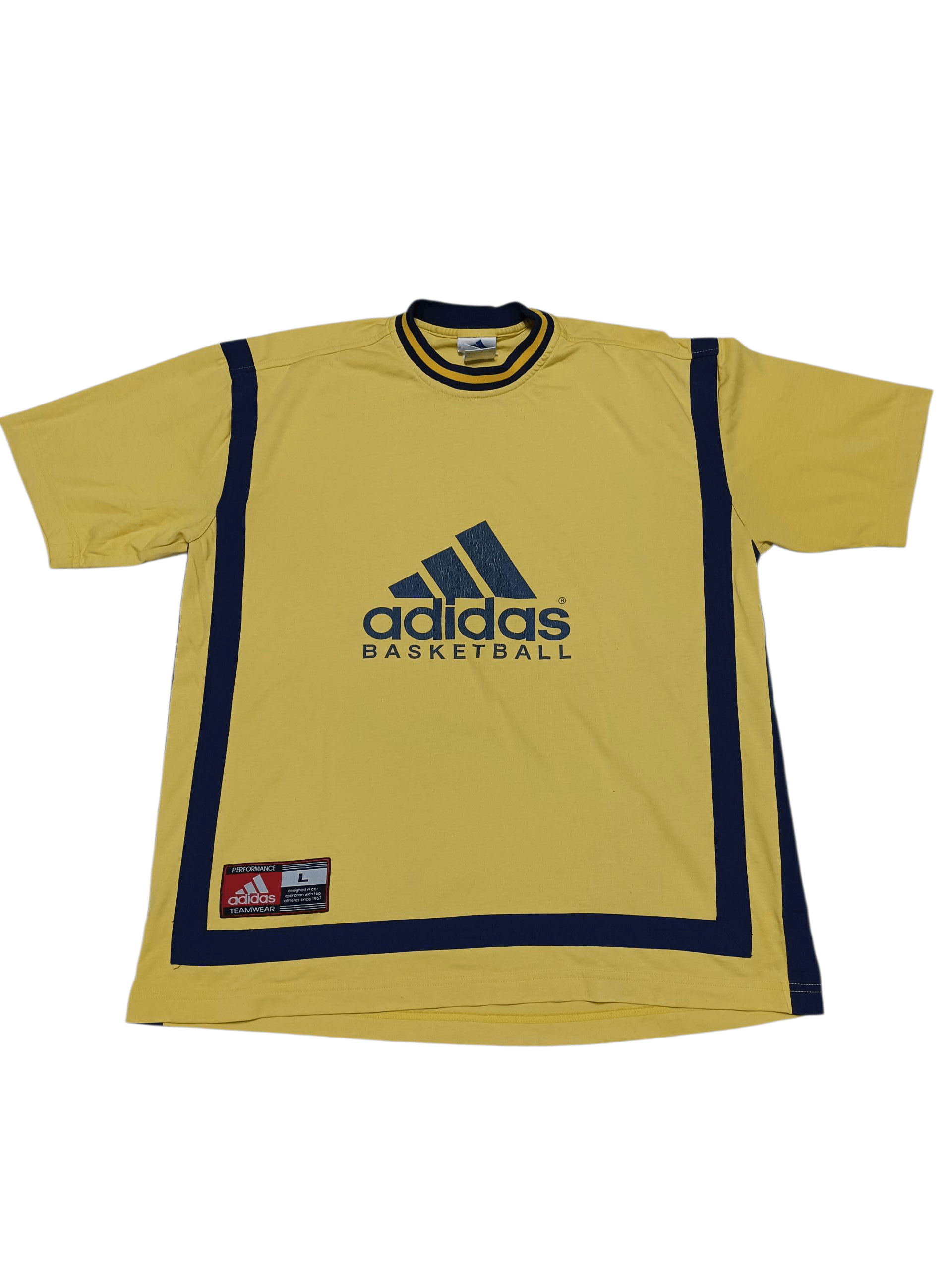 Adidas ADIDAS BASKETBALL VINTAGE 90S BIGLOGO TEE Size US L / EU 52-54 / 3 - 1 Thumbnail