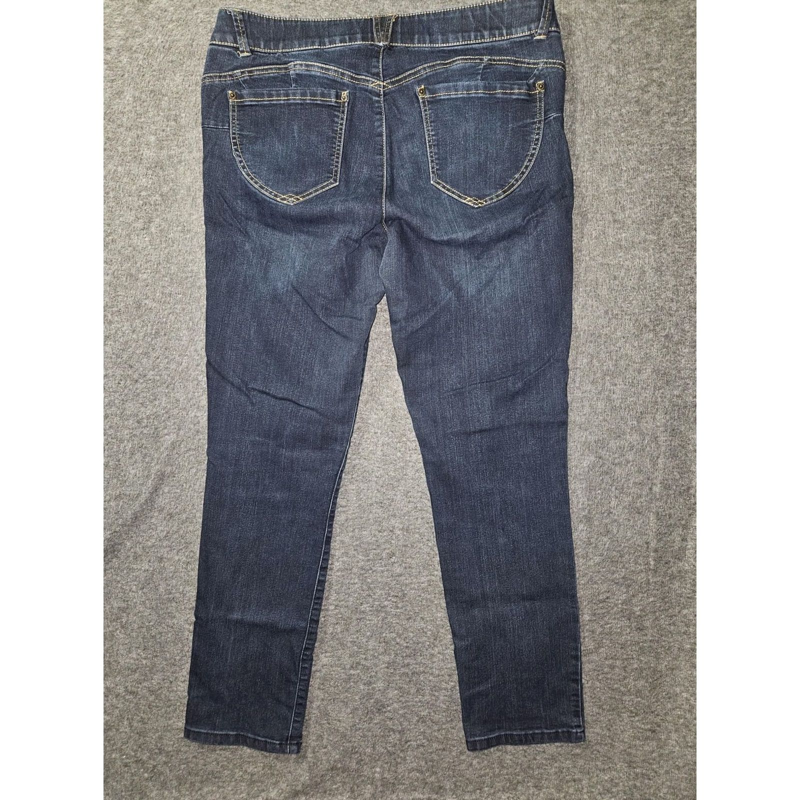 Vintage Democracy Jeans Womens 12 Blue Ab Solution Skinny Stretch Denim Pants Jeans Womens 12 Blue Ab Solution Skinny Stretch Denim Pants Size 34" / US 12 / IT 48 - 6 Thumbnail