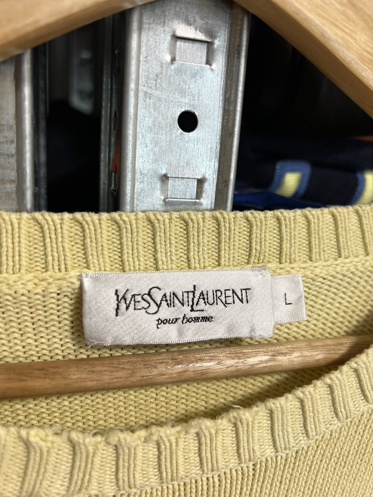 Yves Saint Laurent Vintage Yves Saint Laurent Knit Sweater YSL Jumper Pullover Size US L / EU 52-54 / 3 - 4 Thumbnail