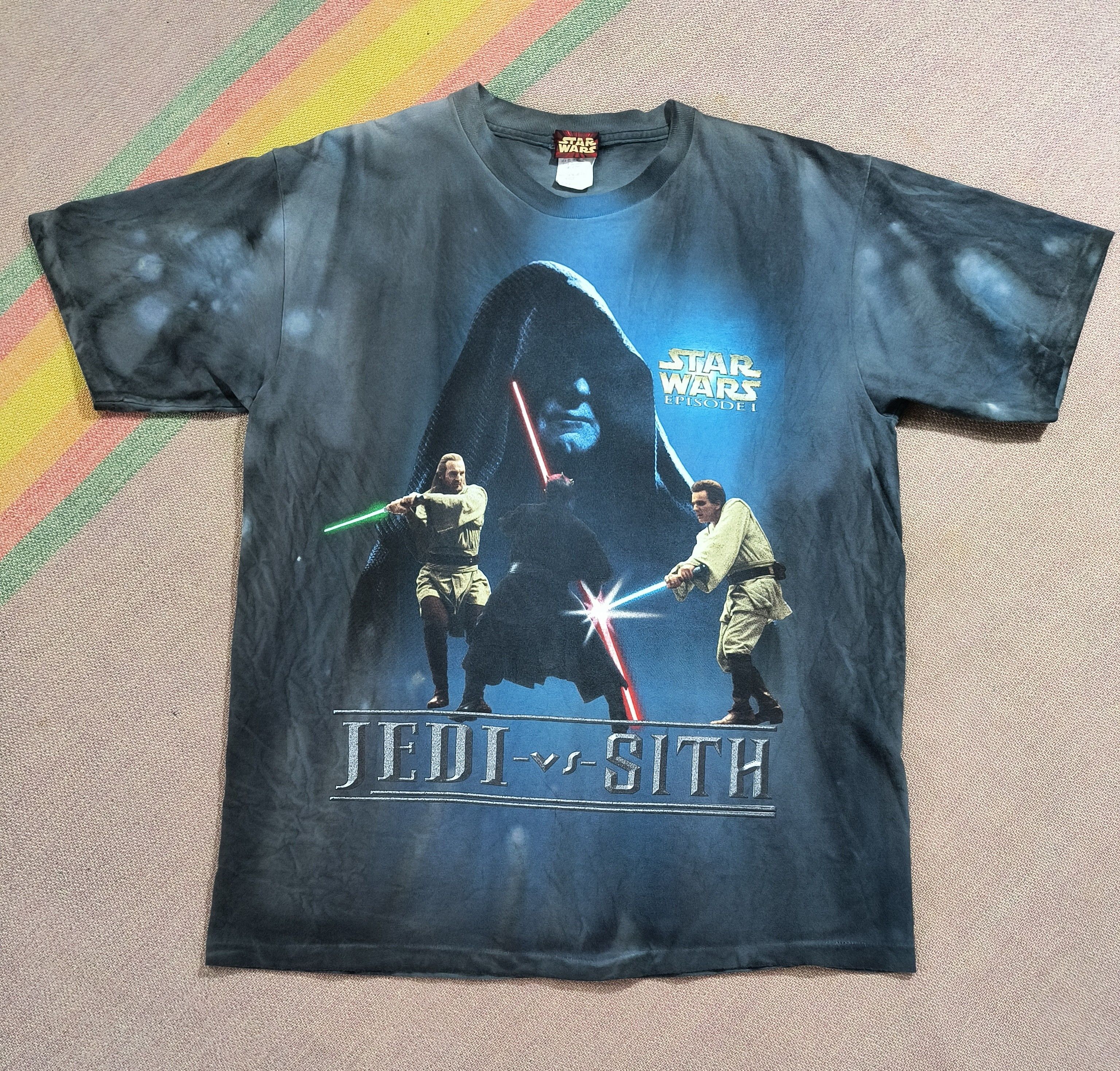 Star Wars Vintage Star wars episode 1 Jedi vs Sith 1999 tee Size US M / EU 48-50 / 2 - 2 Thumbnail