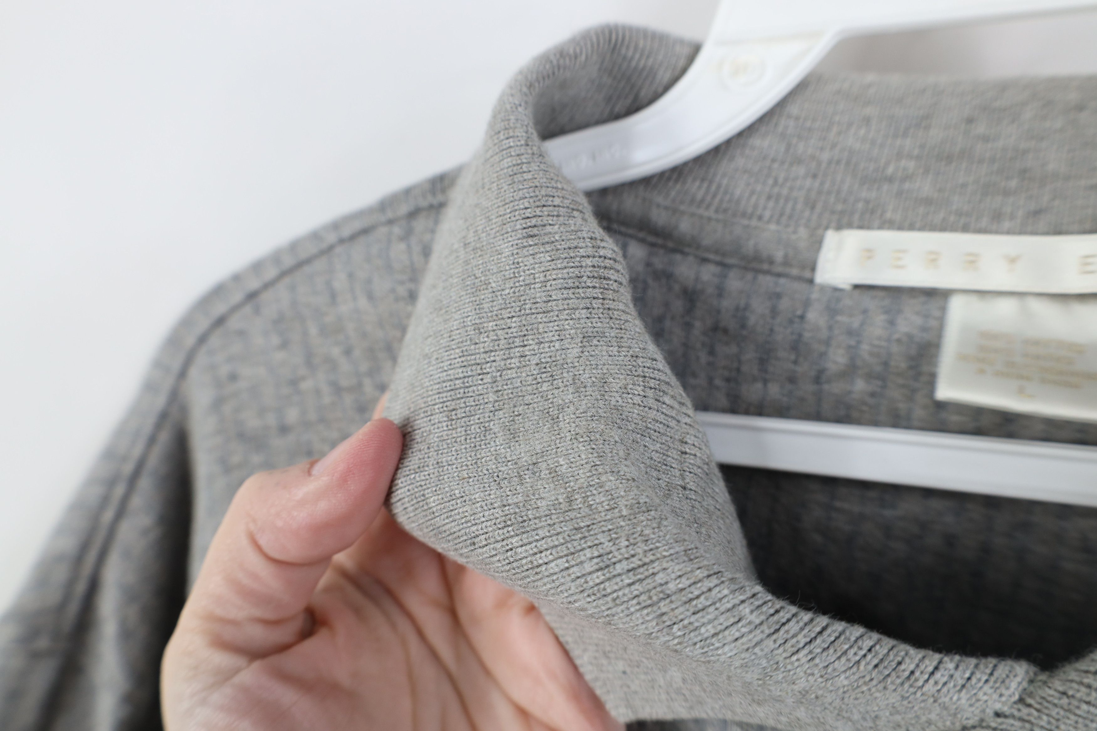 Vintage Vintage 90s Streetwear Knit Long Sleeve Rugby Polo Gray Size US L / EU 52-54 / 3 - 7 Thumbnail