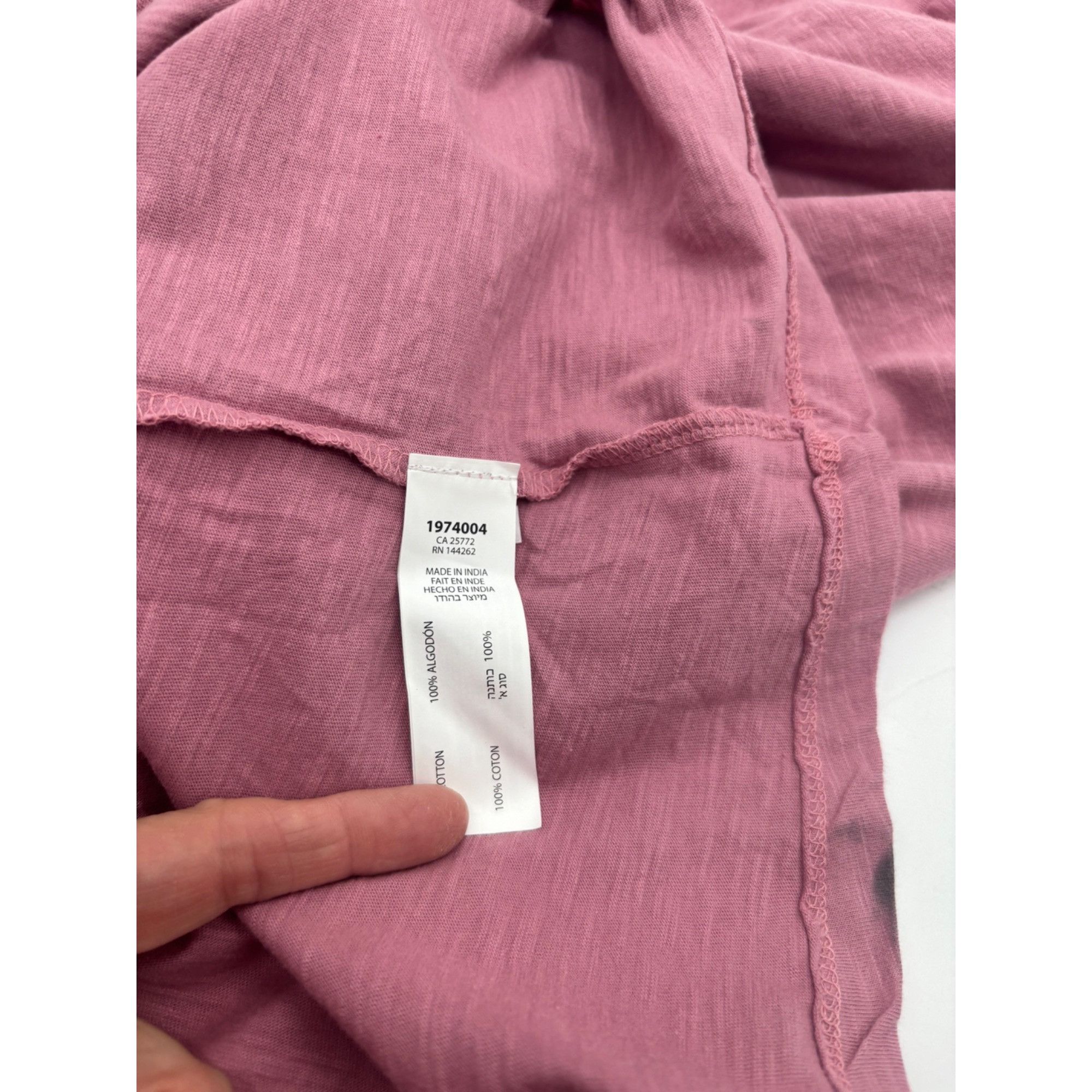 Other Black Tape Trendy Plus Size Cutout T-Shirt Antique Pink, Sz. Size ONE SIZE - 8 Thumbnail