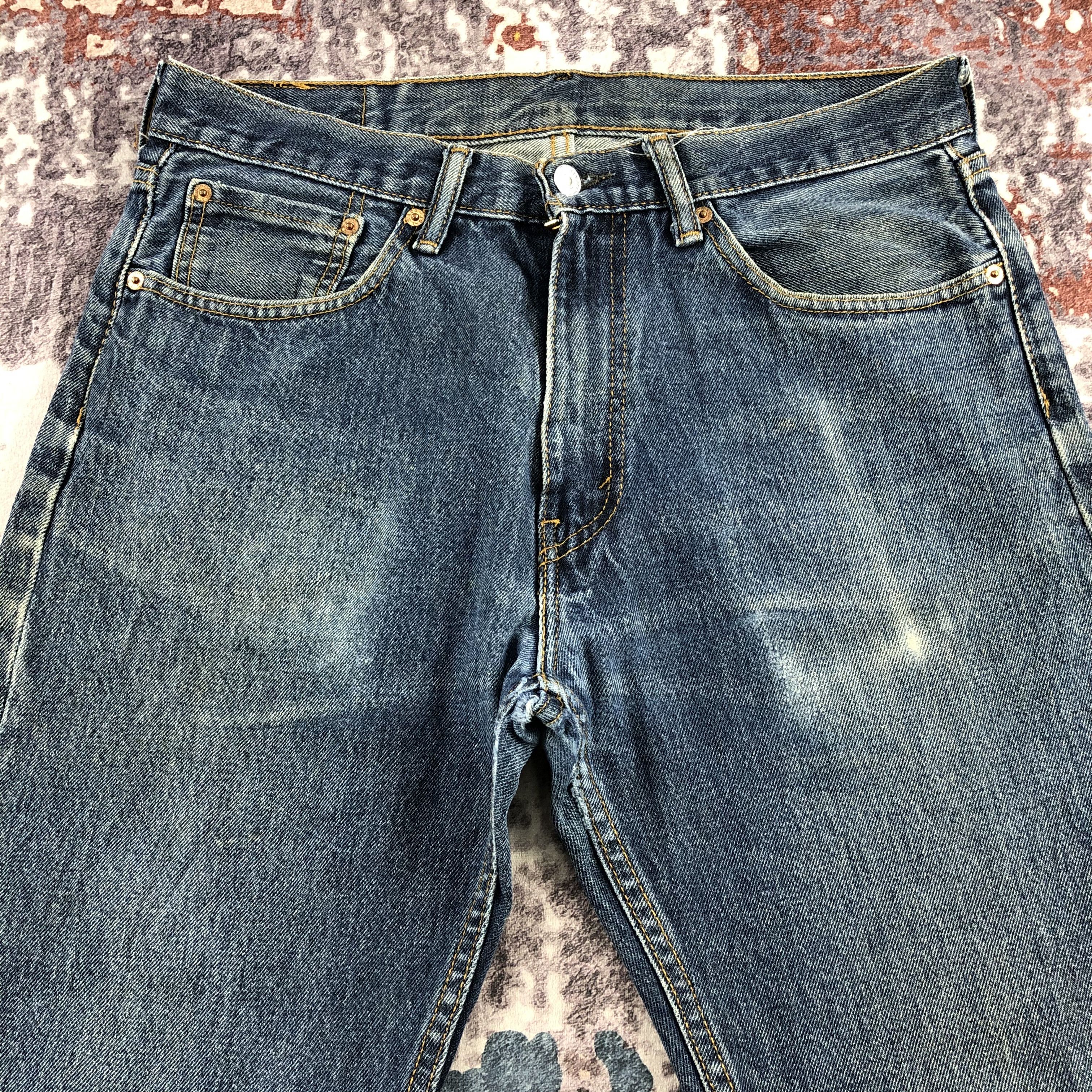 Levi's × Vintage Vintage Blue Wash Levis 505 Jeans-JM2681 Size US 34 / EU 50 - 3 Thumbnail