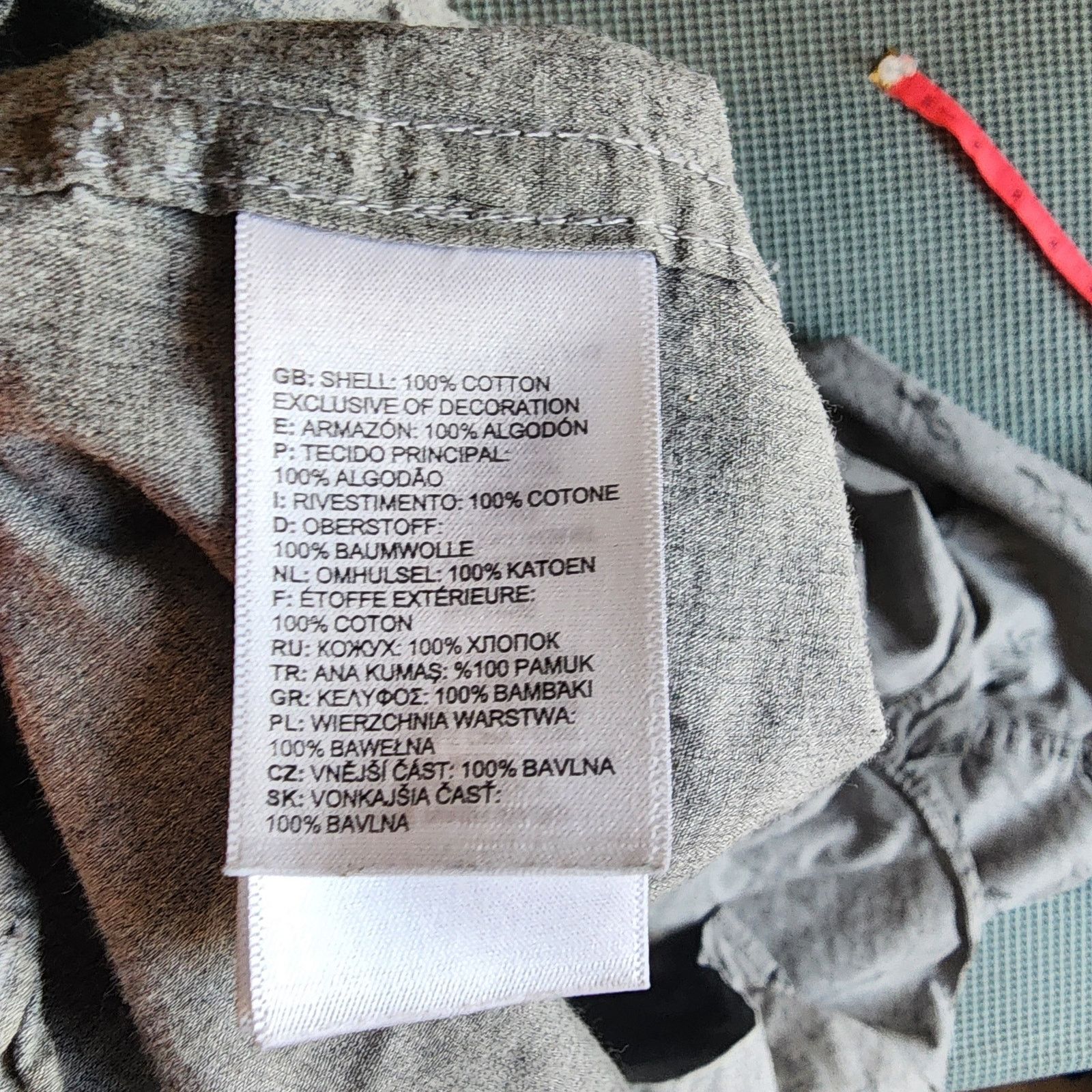 The North Face North Face Men's Large Gray Wolf Print Button-Up Size US L / EU 52-54 / 3 - 6 Thumbnail