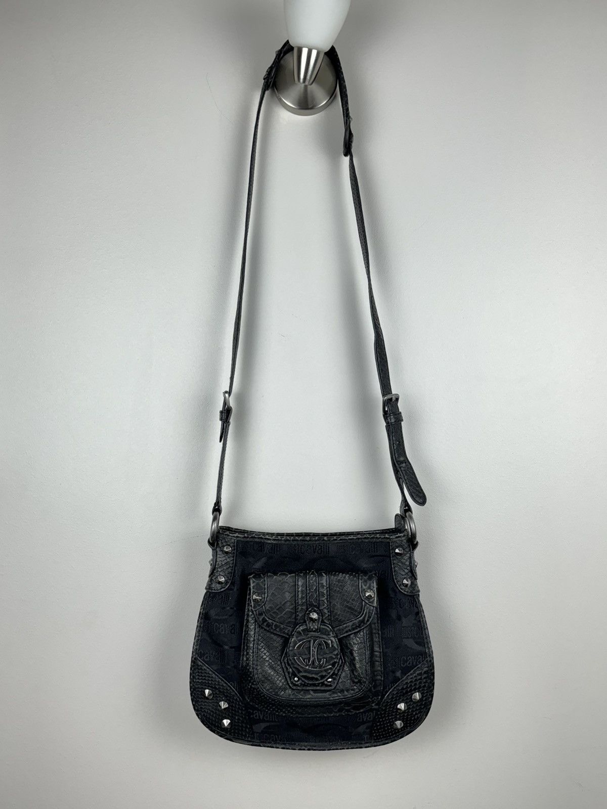 Vintage Just Cavalli leather bag y2k original casual item