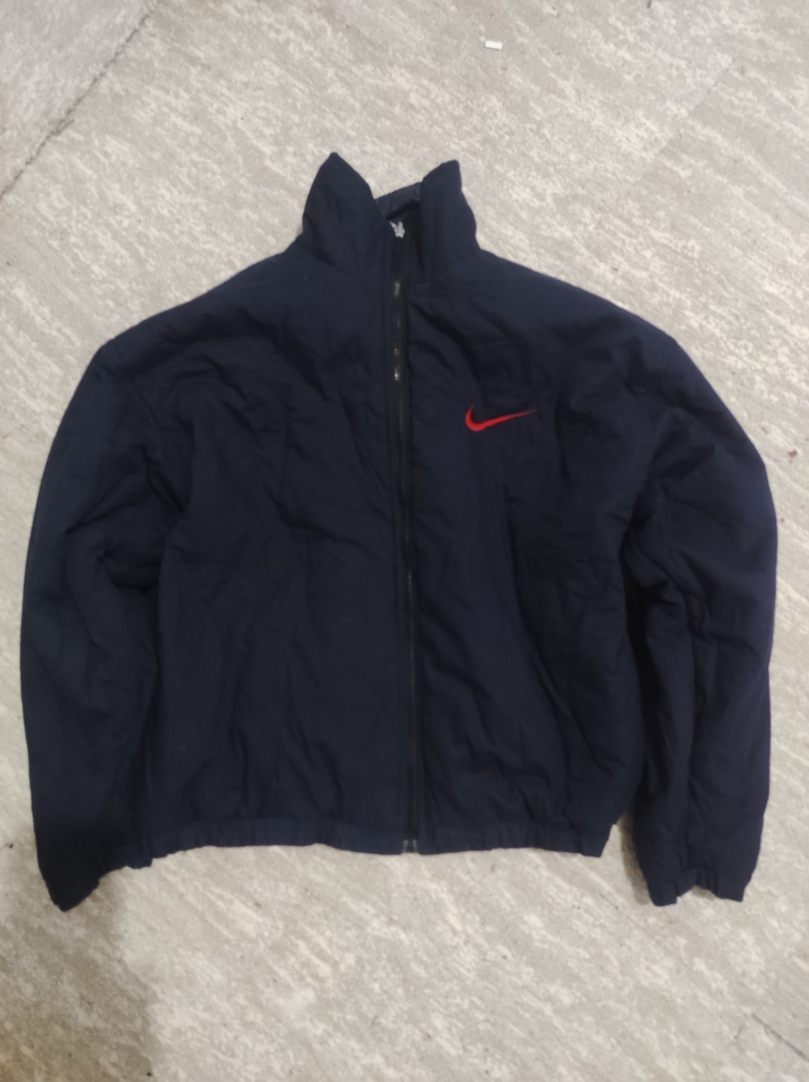 Nike × Vintage 90s reversible quilted Nike big logo Size US M / EU 48-50 / 2 - 4 Thumbnail