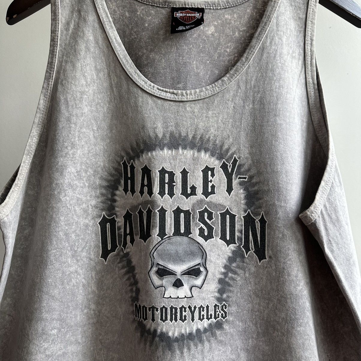 Harley Davidson × Vintage VINTAGE 2000s HARLEY DAVIDSON MOTORCYCLES TANK TOP Size US L / EU 52-54 / 3 - 5 Thumbnail