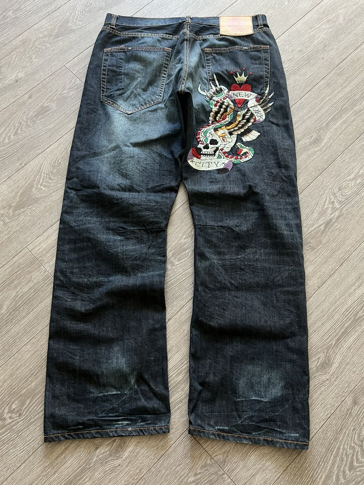 Ed Hardy Vintage Ed Hardy Jeans by Christian Audigier Pants Size US 38 / EU 54 - 2 Thumbnail