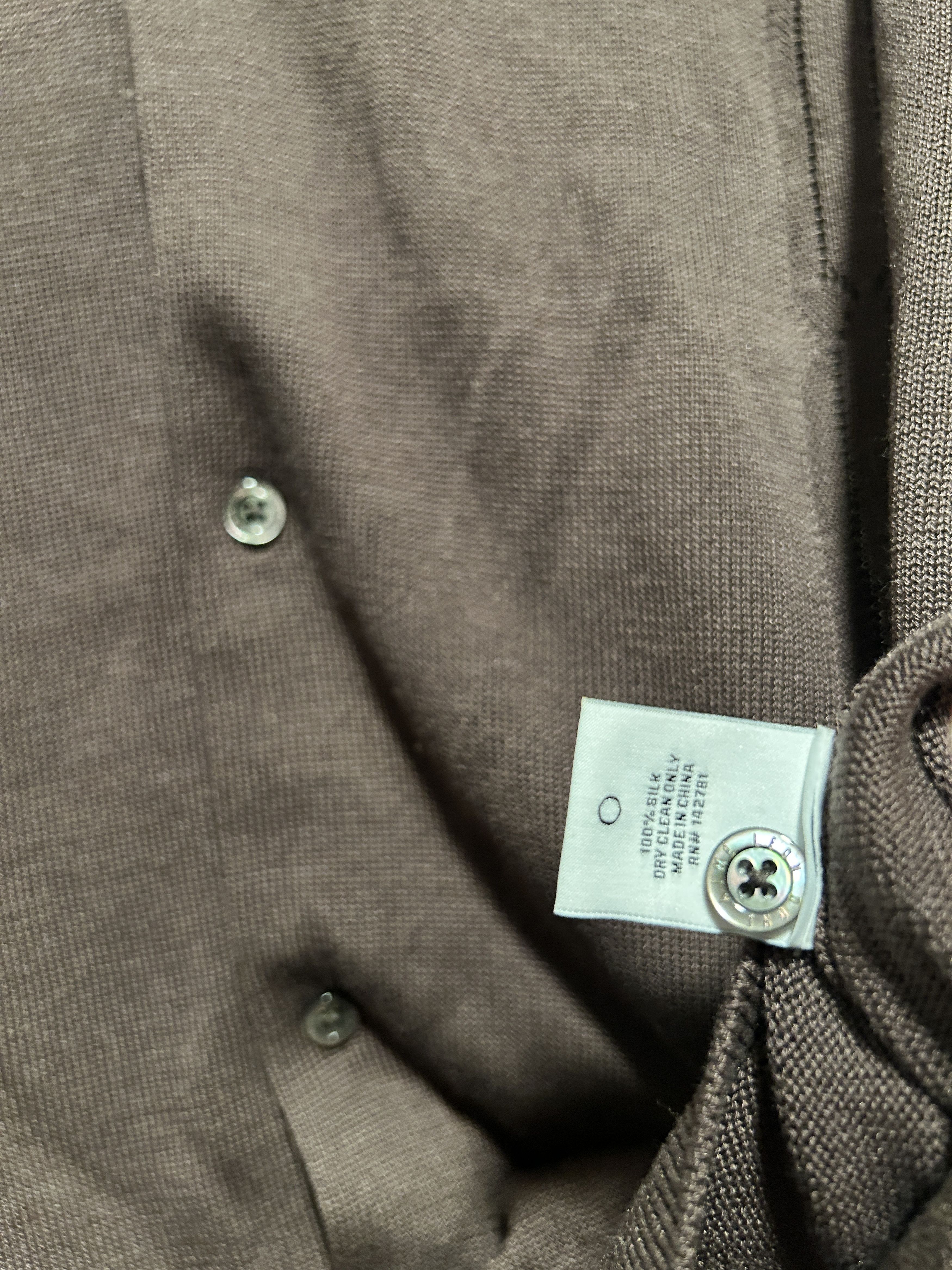 Aime Leon Dore Aime leon dore silk pointelle polo cardigan 'Hot Fudge' Size US M / EU 48-50 / 2 - 4 Thumbnail