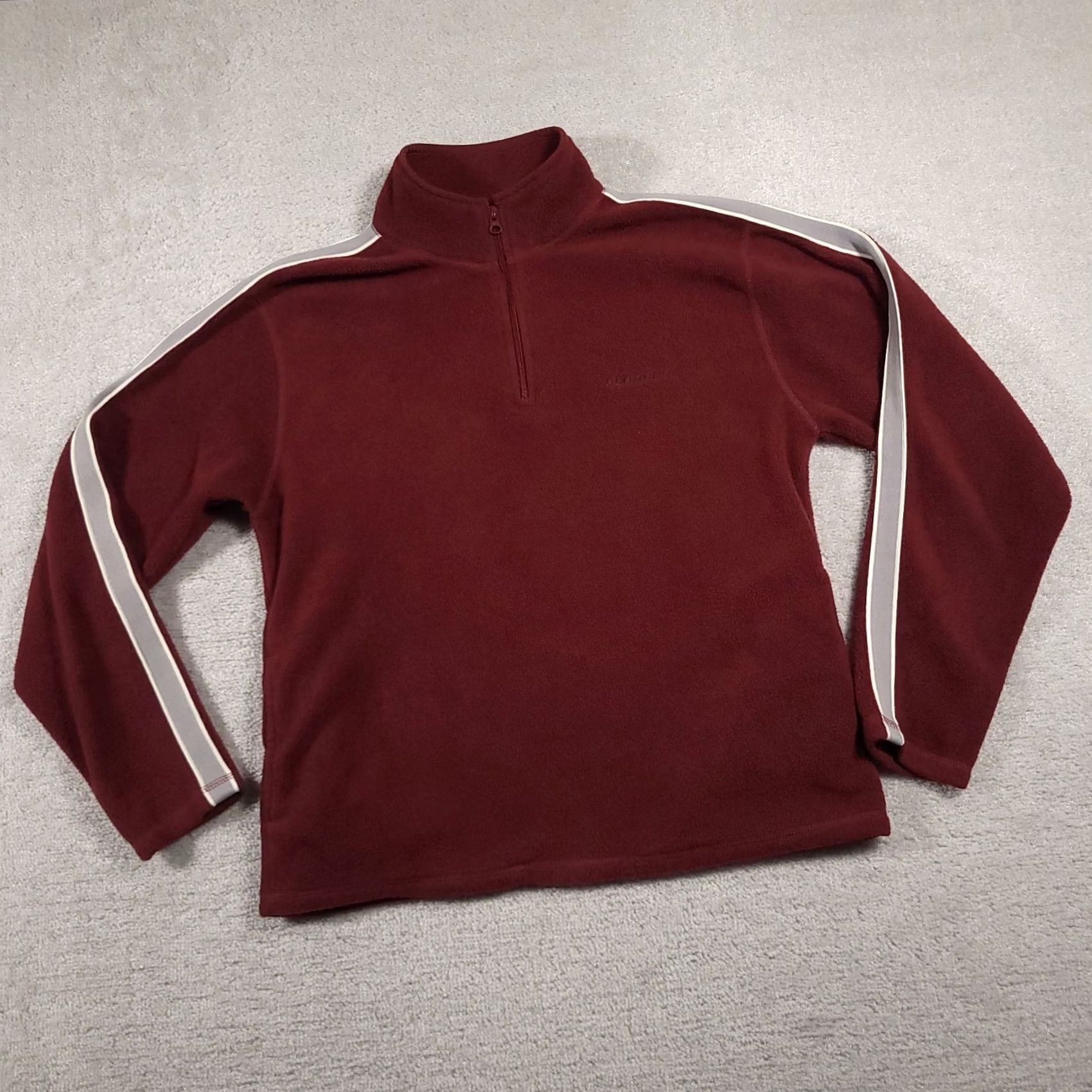 Old Navy Old Navy Sweatshirt Mens Medium Maroon Fleece Pullover Quarter Zip Sweater Retro Size US M / EU 48-50 / 2 - 2 Thumbnail