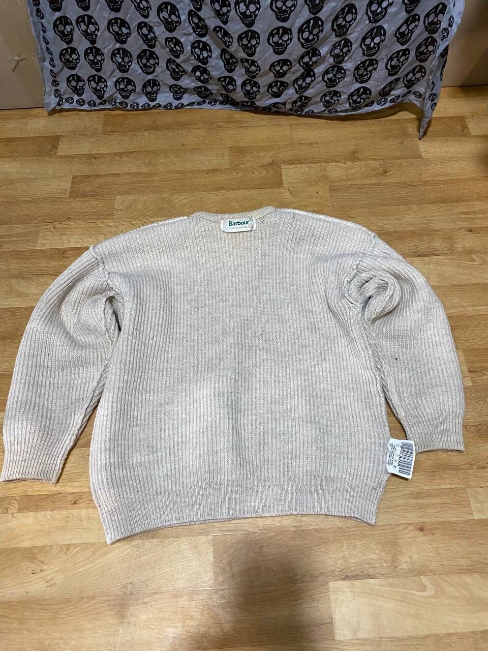Barbour × Vintage VINTAGE BARBOUR MADE IN ENGLAND 80s HEAVY WOOL SWEATER Size US S / EU 44-46 / 1 - 19 Thumbnail