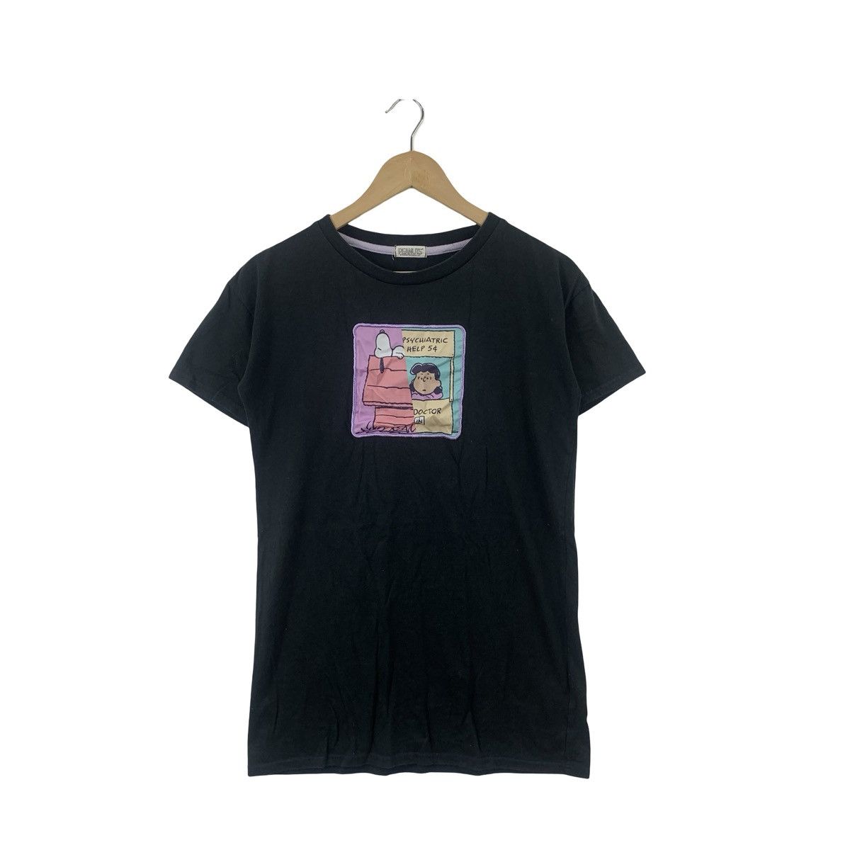 Peanuts Vintage PEANUTS SNOOPY PSYCHIATRIC Graphic T-Shirt Tee Retro Size S / US 4 / IT 40 - 3 Thumbnail