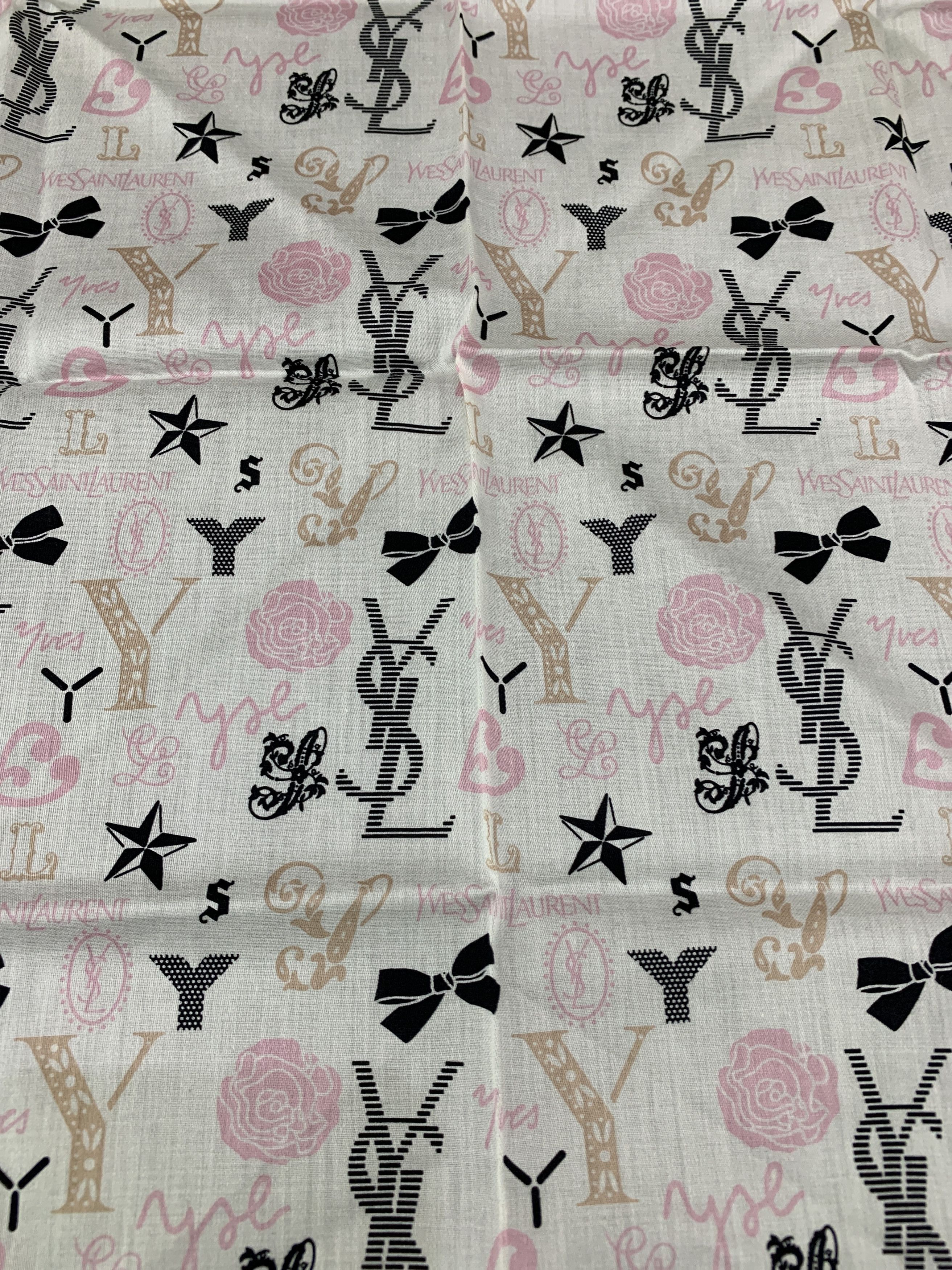 Yves Saint Laurent Yves Saint Laurent Handkerchief / Neckerchief HKA1021 Size ONE SIZE - 6 Thumbnail