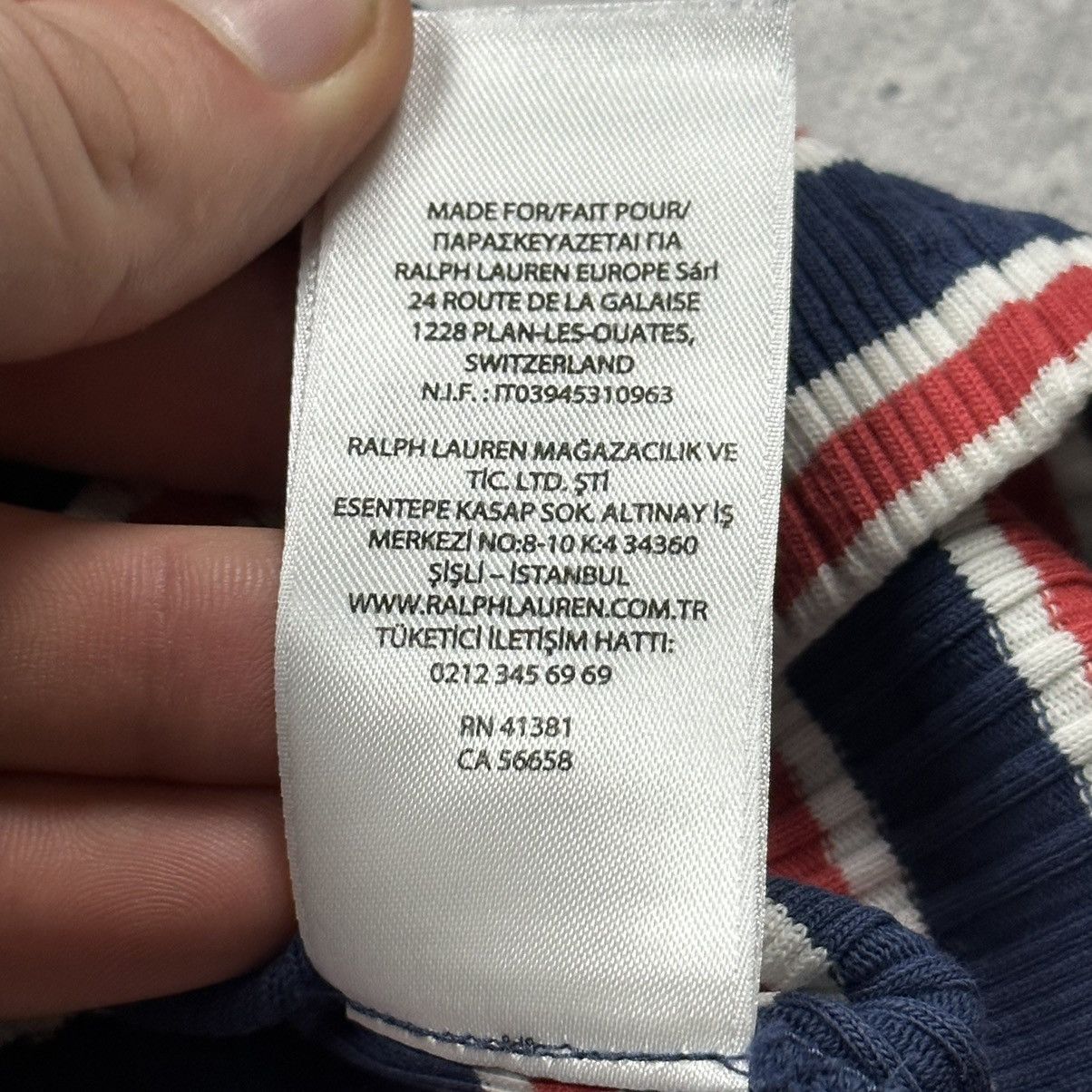 Polo Ralph Lauren Polo Ralph Lauren Slim Fit Logo Striped T-shirt Women’s Size M / US 6-8 / IT 42-44 - 10 Thumbnail